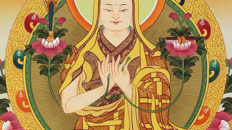 Tsongkapa thangka