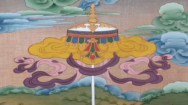 Parasol Thangka Painting
