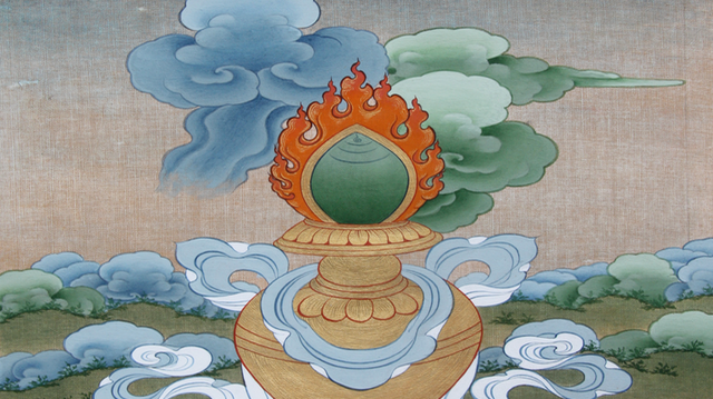 Treasure Vase Thangka