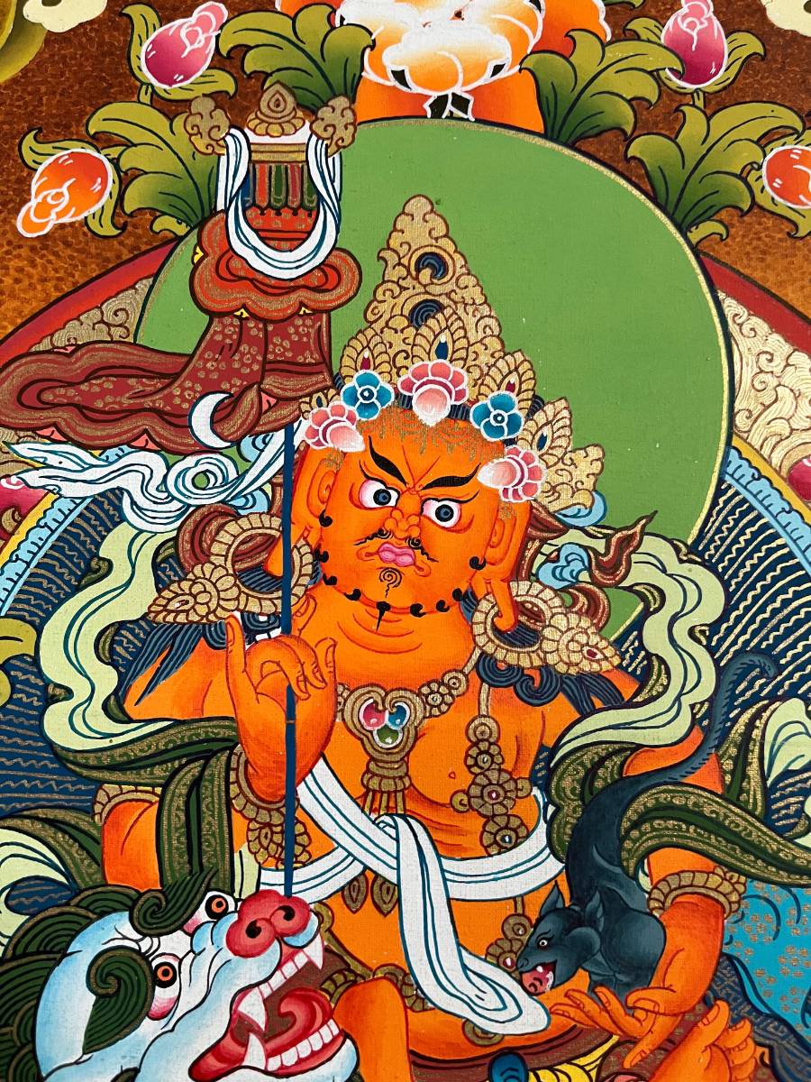 Singha Zambala Thangka Painting