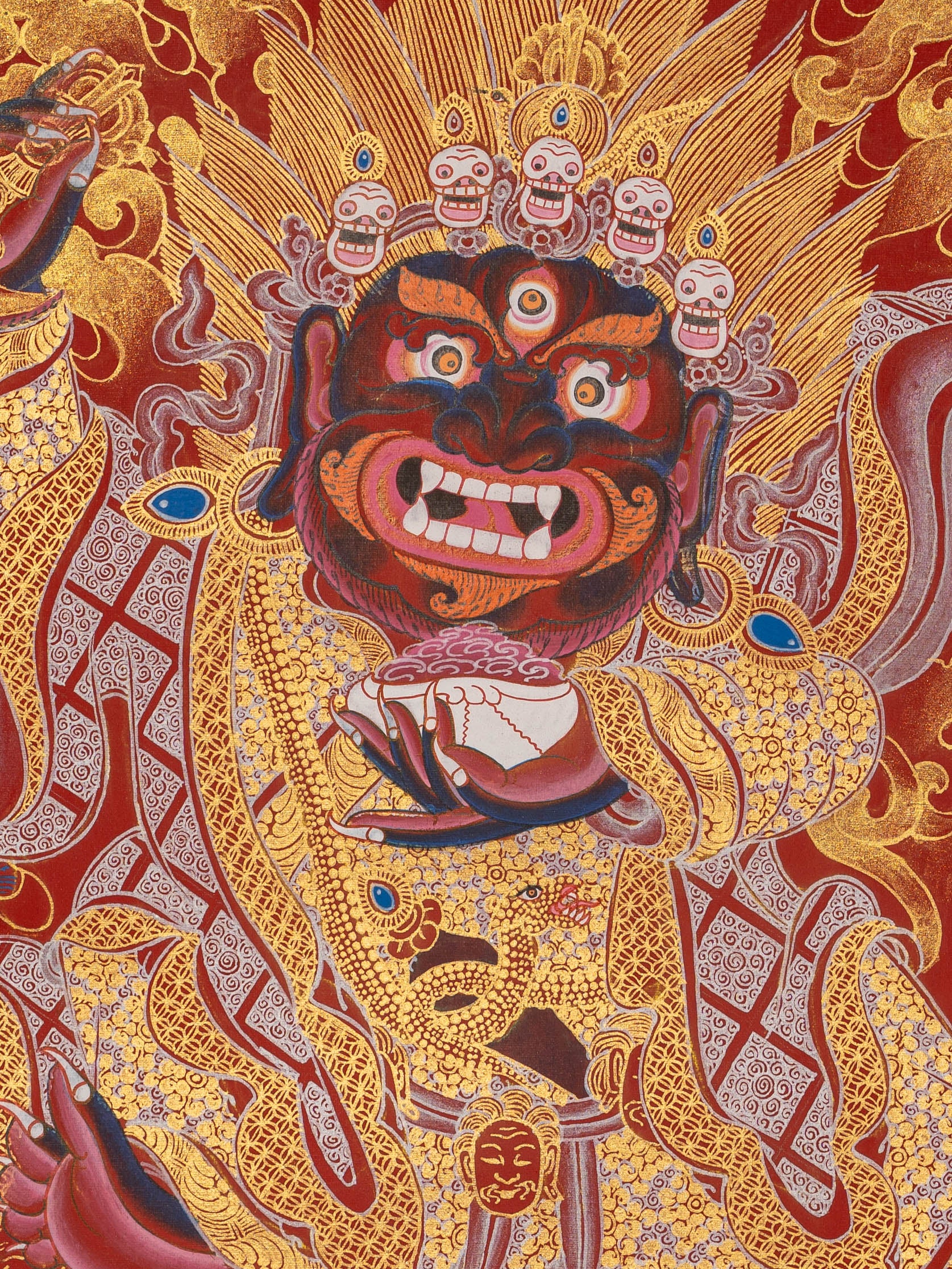 Mahakala Thangka – Wrathful Tibetan Art