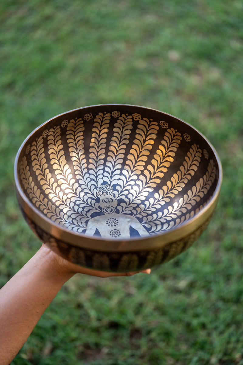 7 Chakra Human Singing Bowl -Handcrafted Tibetan Bowl