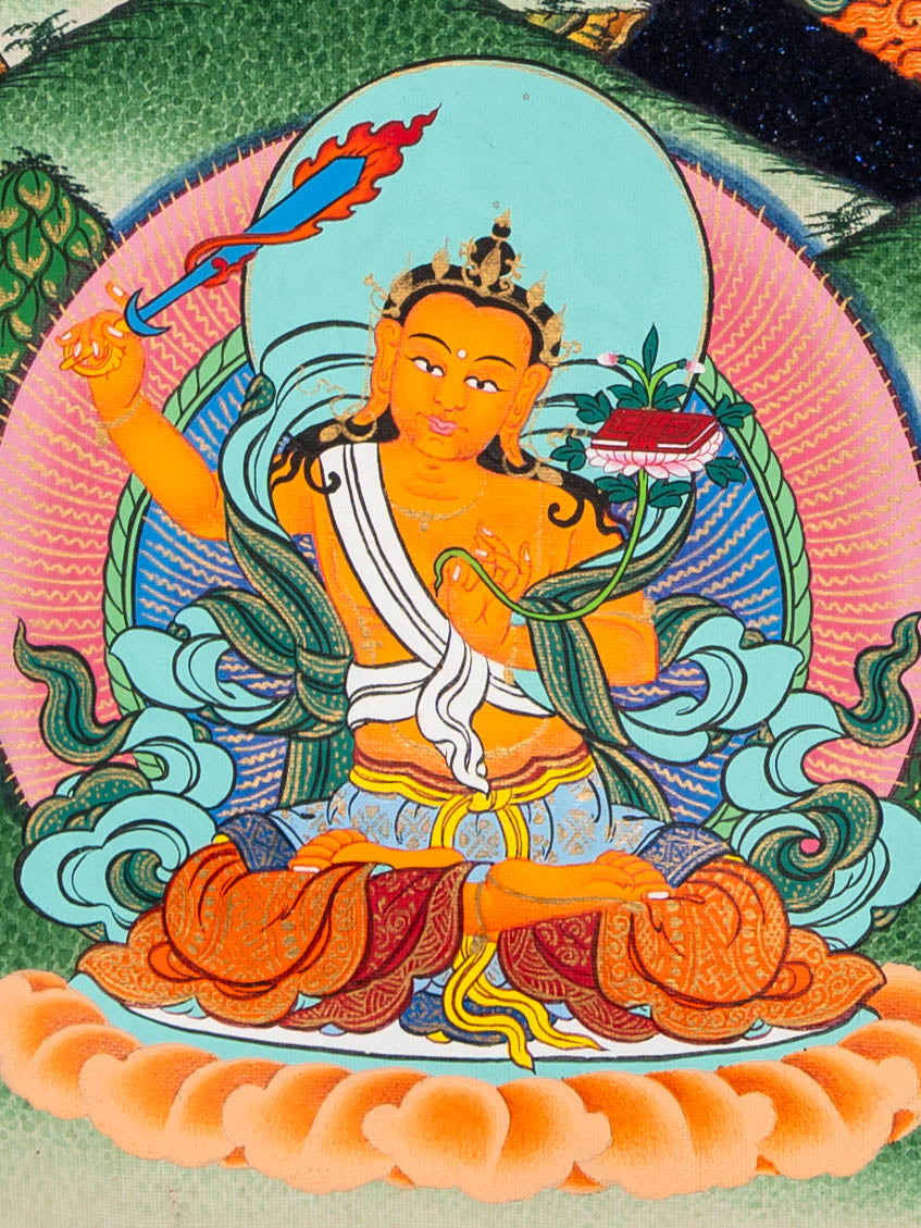 Avalokiteshvara (Chenrezig) Thangka - Tibetan Painting
