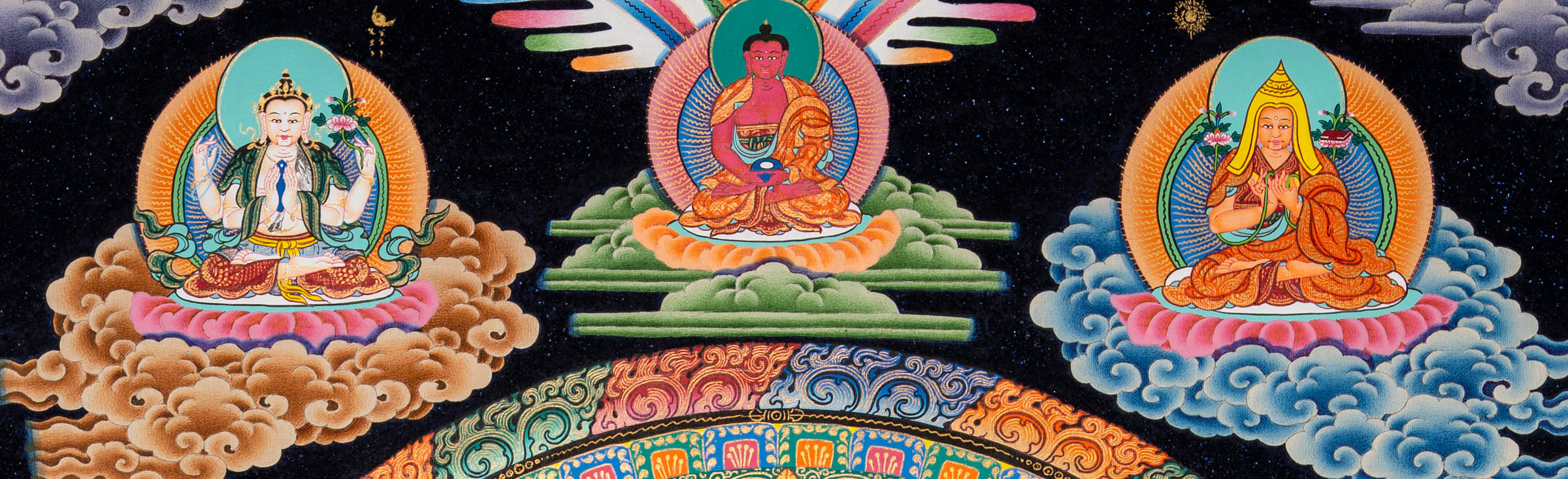 Avalokiteshvara (Chenrezig) Thangka - Tibetan Painting