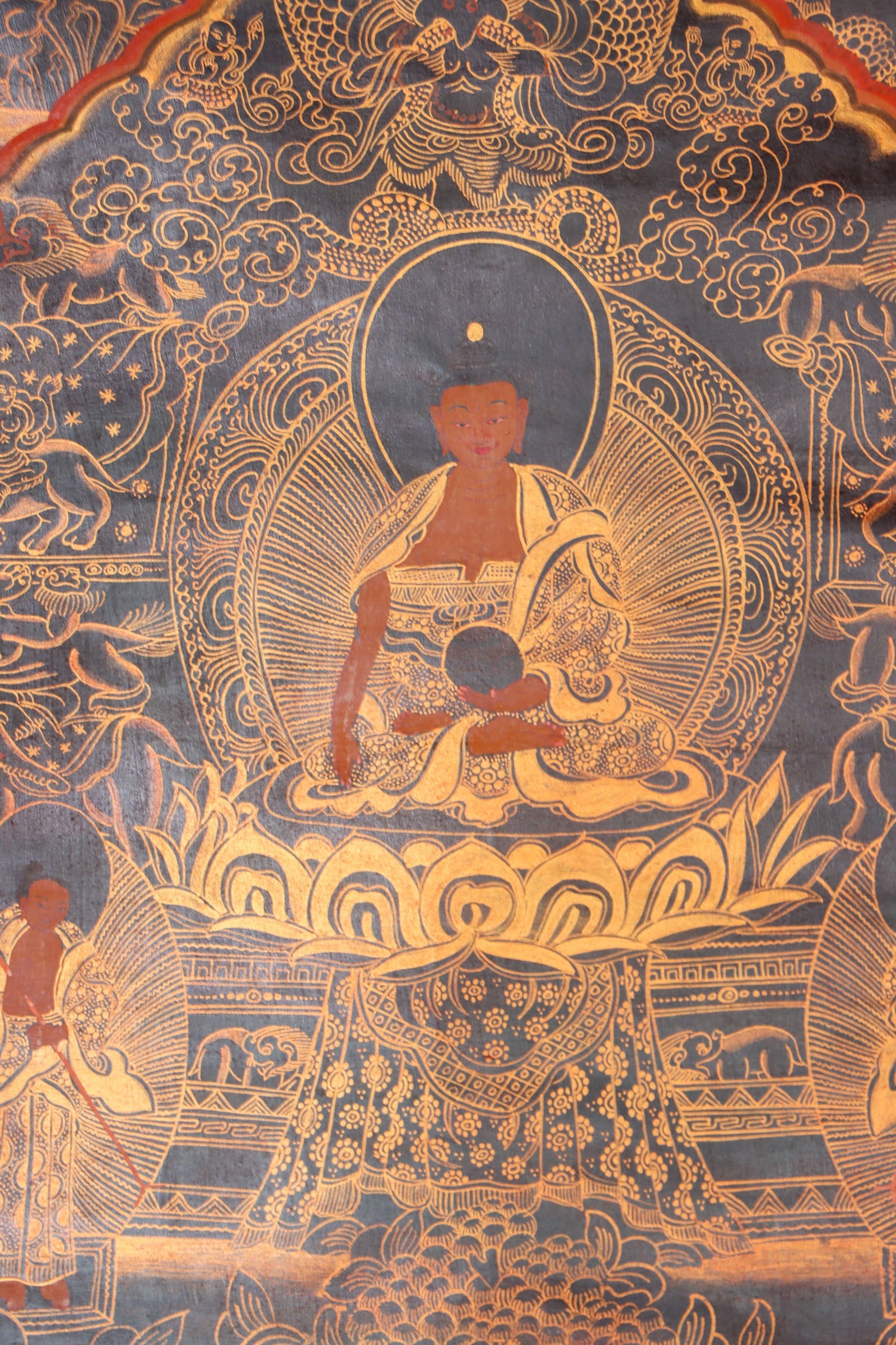 Buddha Life Thanka for Prayer and meditation.