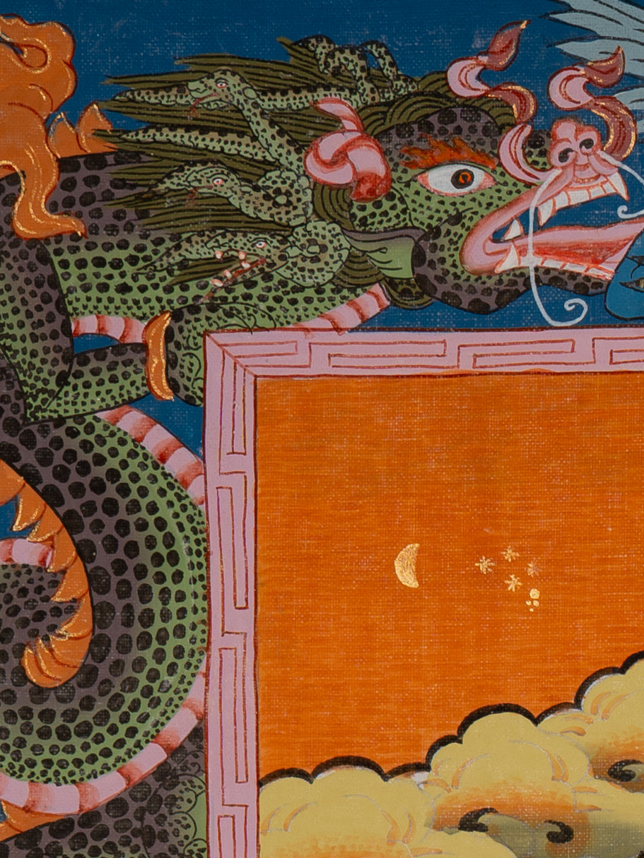 Chenrezig Thangka Painting - Tibetan Art