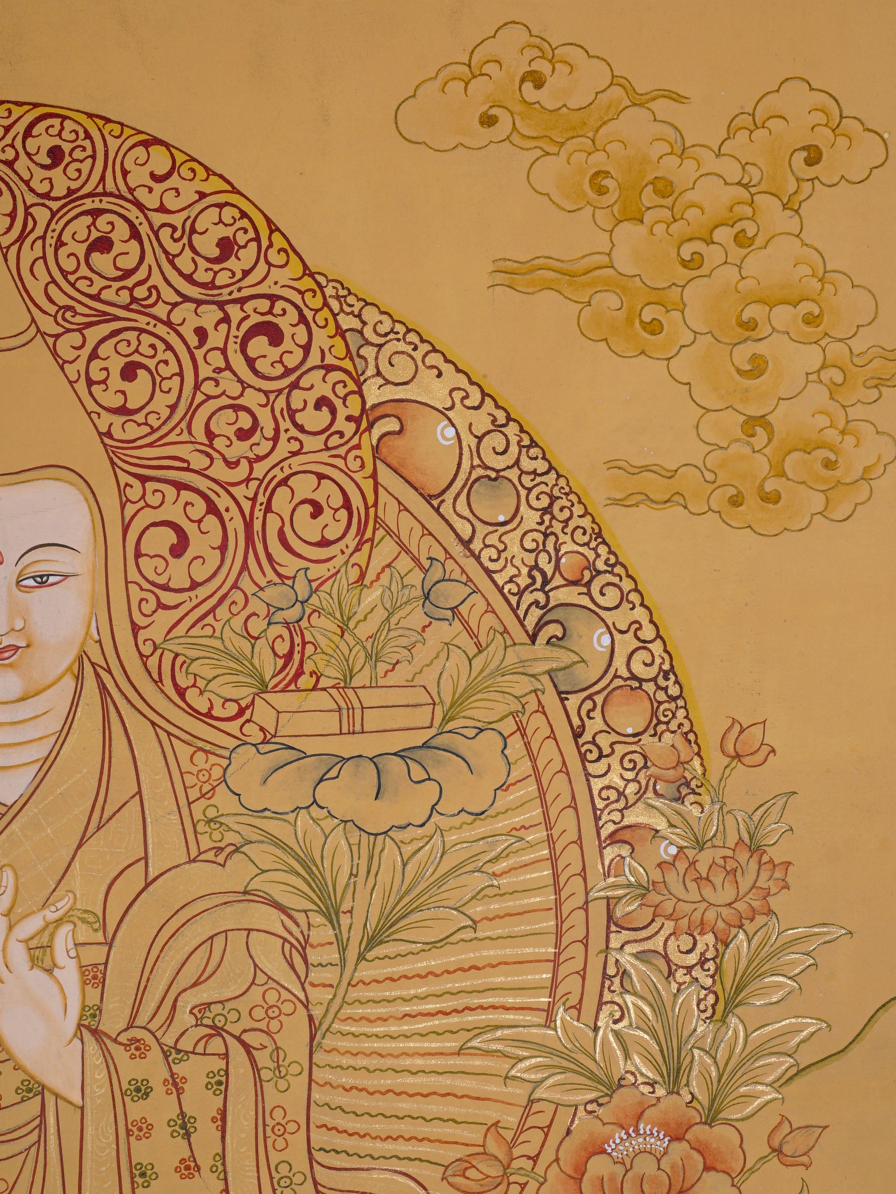 Je tsongkhapa Thangka Painting - Tibetan Painting