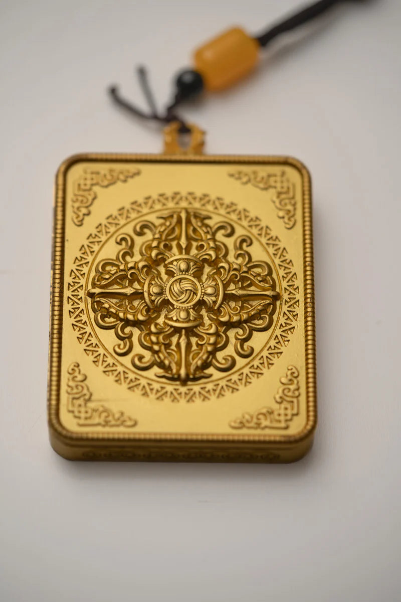 White Tara Ghau Thangka Locket