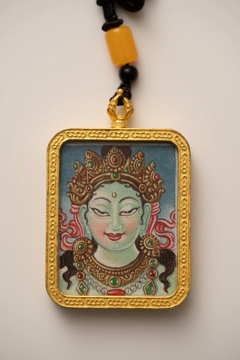 Tara Ghau Thangka with Locket
