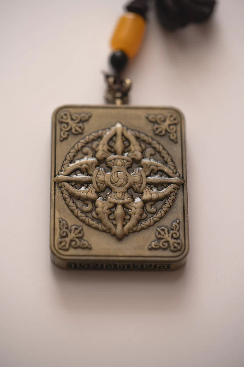 Wrathful Mahakala Ghau Thangka Locket