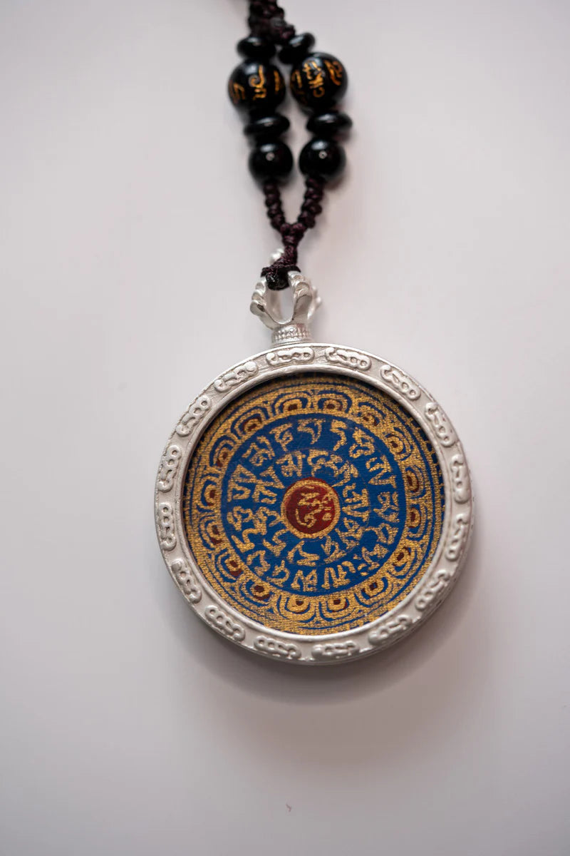 Om Mantra Thangka Locket