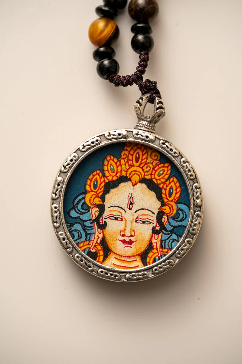 White Tara Ghau Thangka