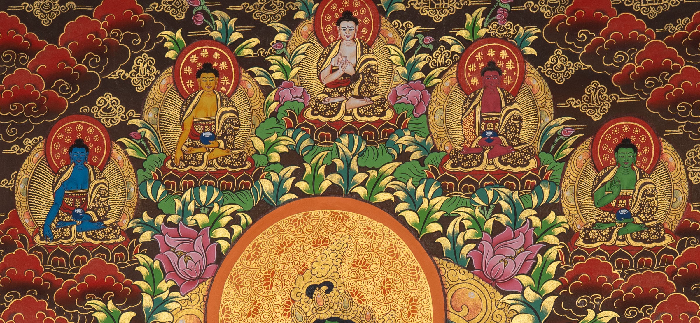 Green Tara Thangka - Tibetan Painting