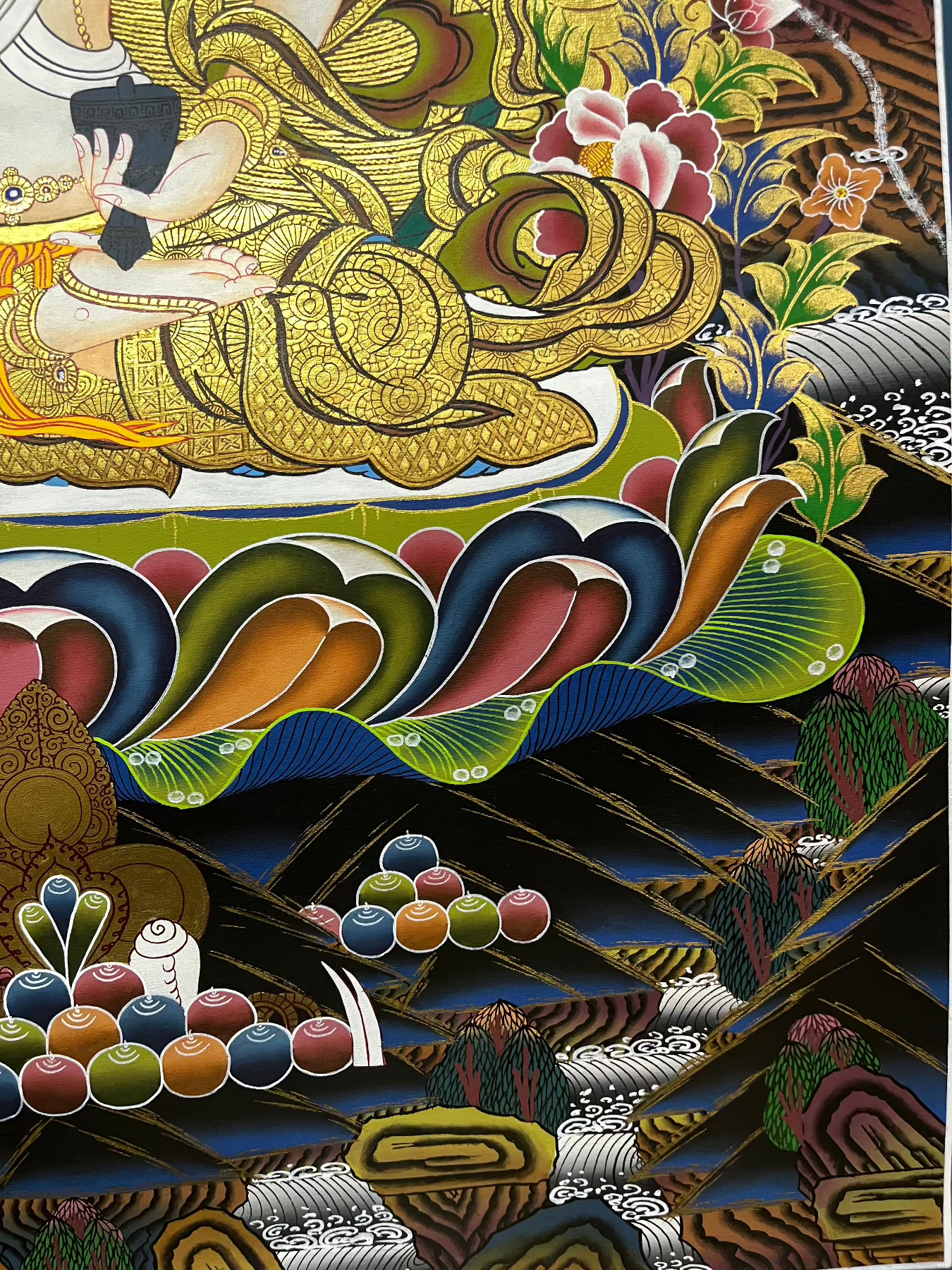 Vajrasattva Thangka - Painting Canvas
