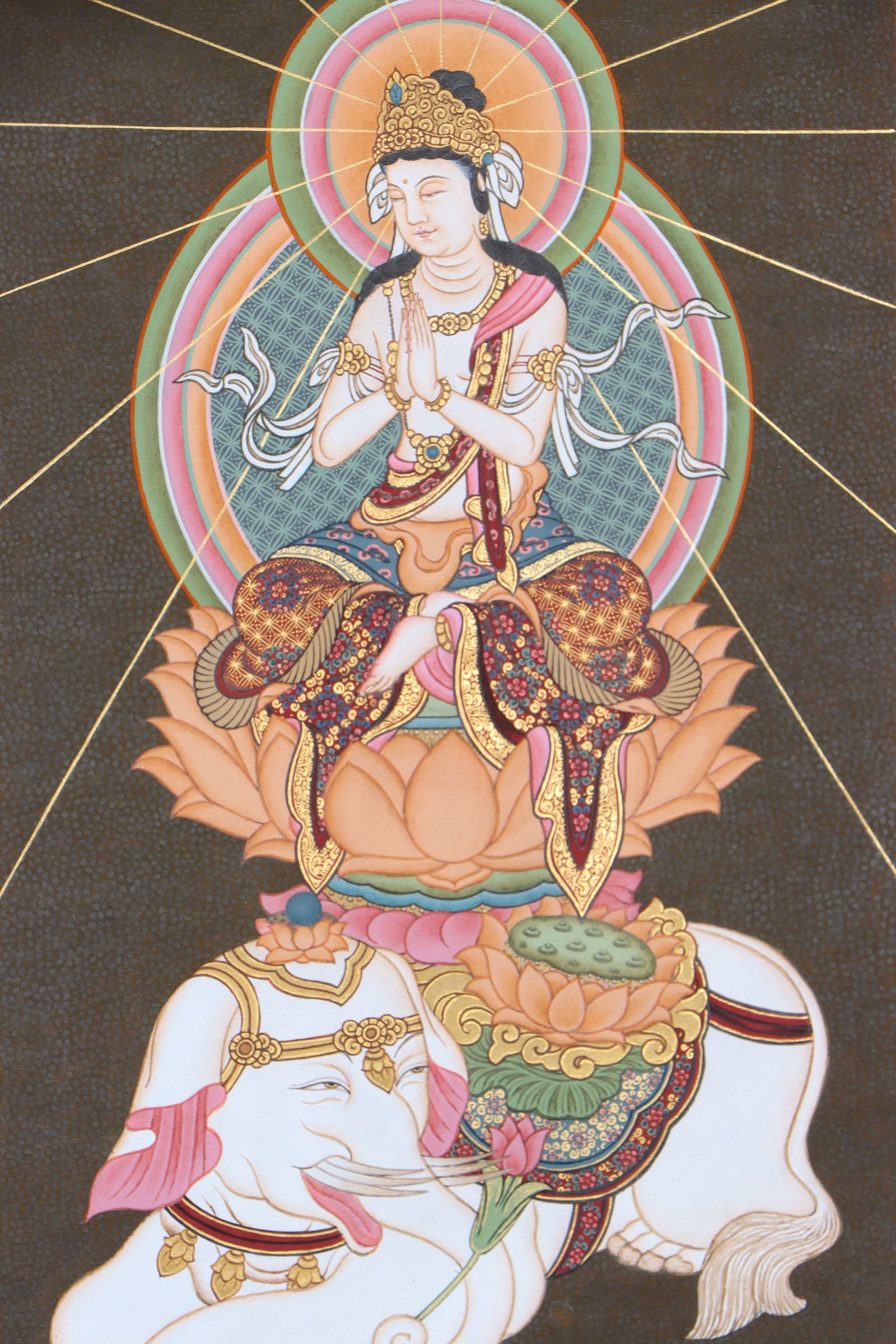 Japanese Buddha Thangka for Wall decor.