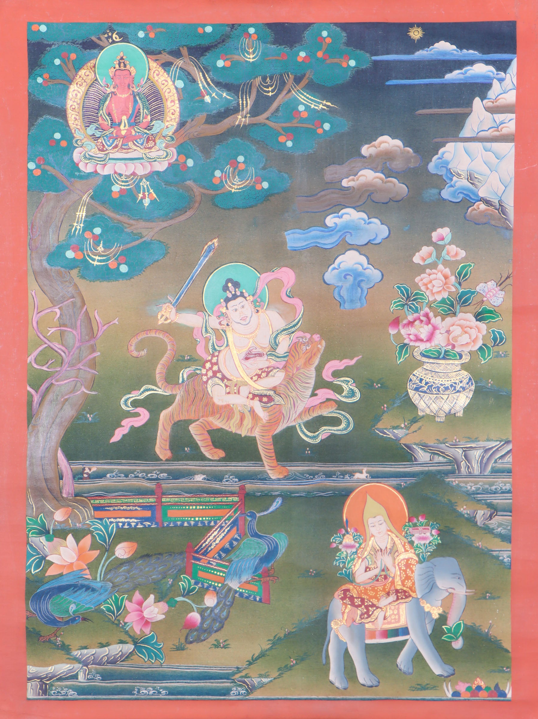 Kuber Thangka for wealth and and abundance.