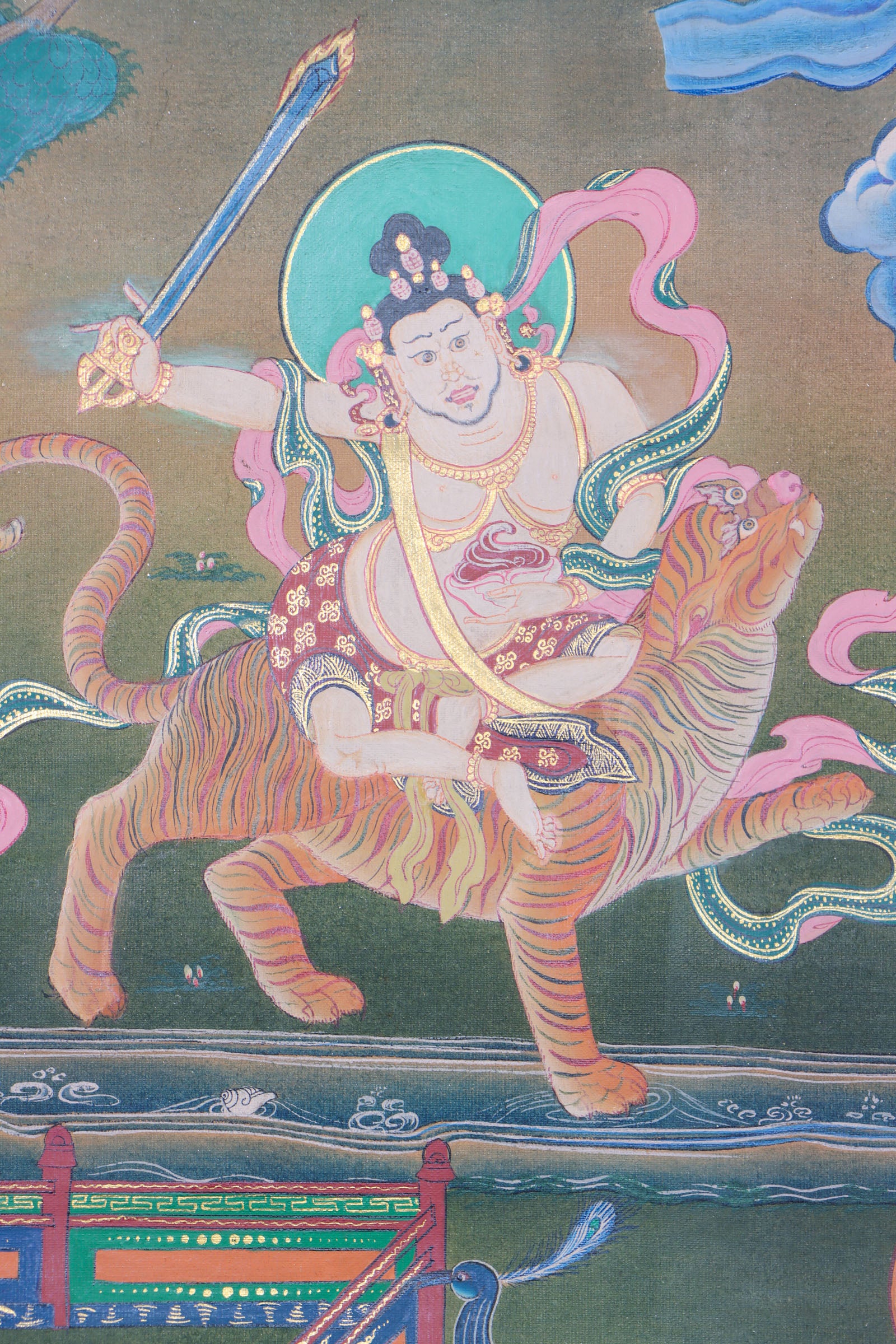 Kuber Thangka for wealth and and abundance.