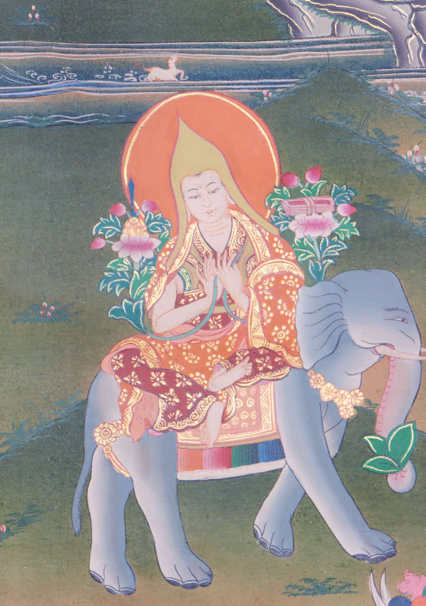 Kuber Thangka for wealth and and abundance.