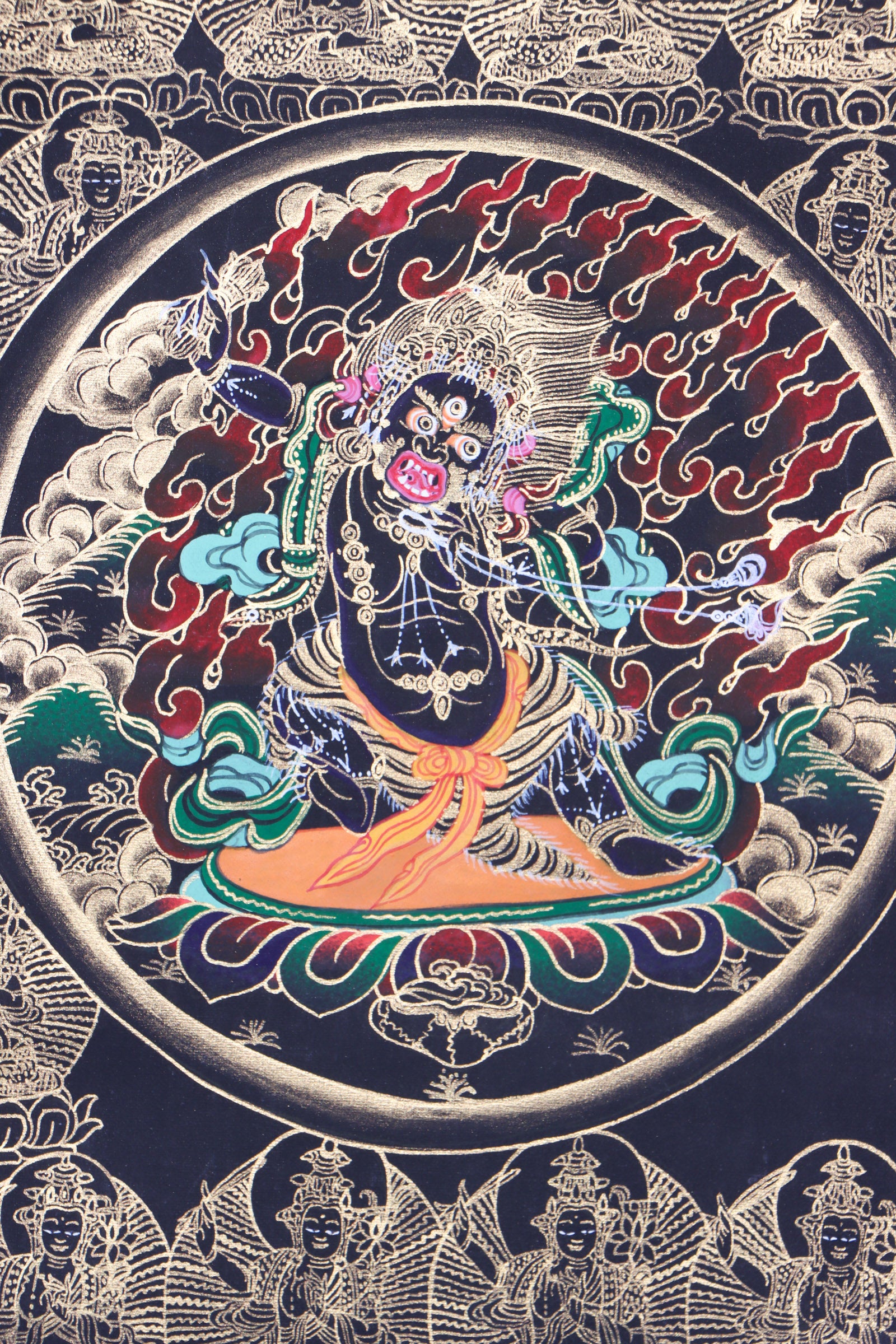 108 Manjushri Thangka for prayer and meditation.