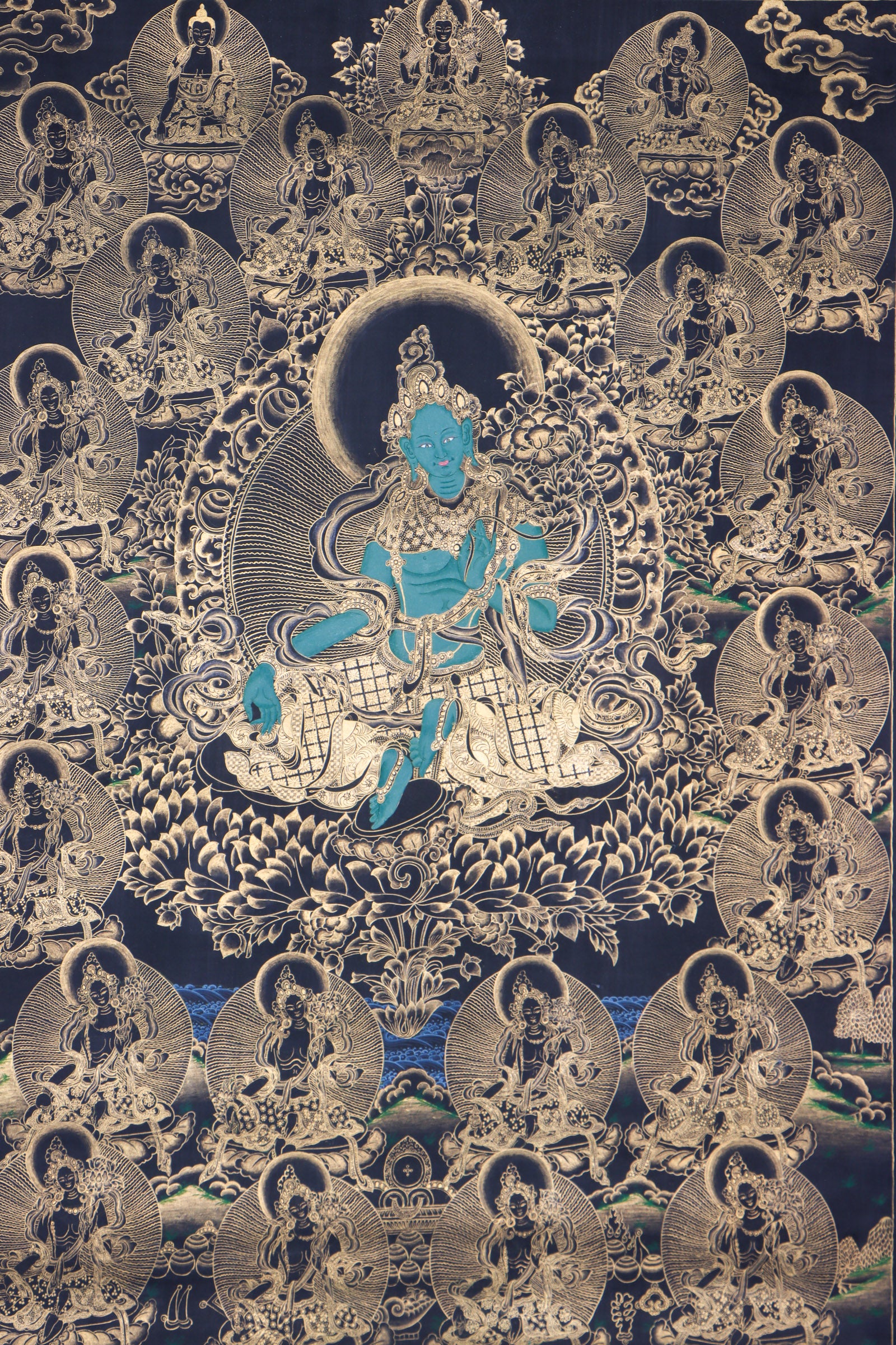 21 Tara Thangka for wall decor.