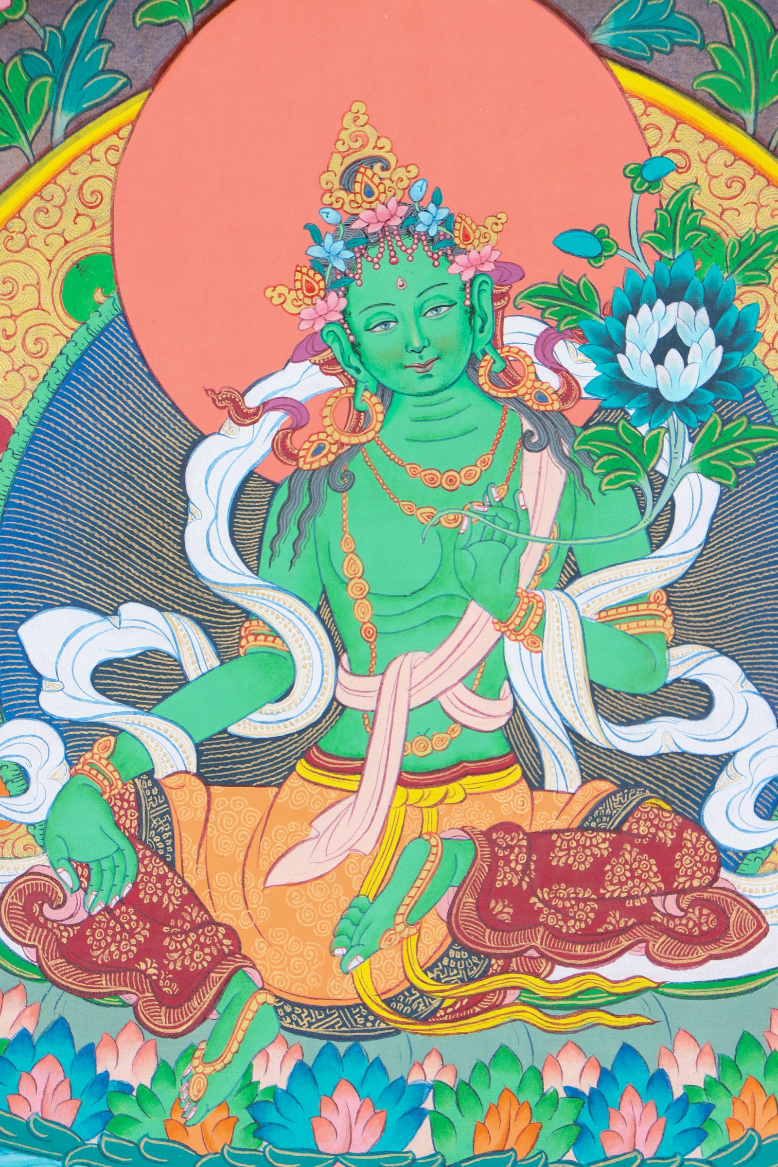 21 Tara Thangka Painting for enlightment and wisdom.