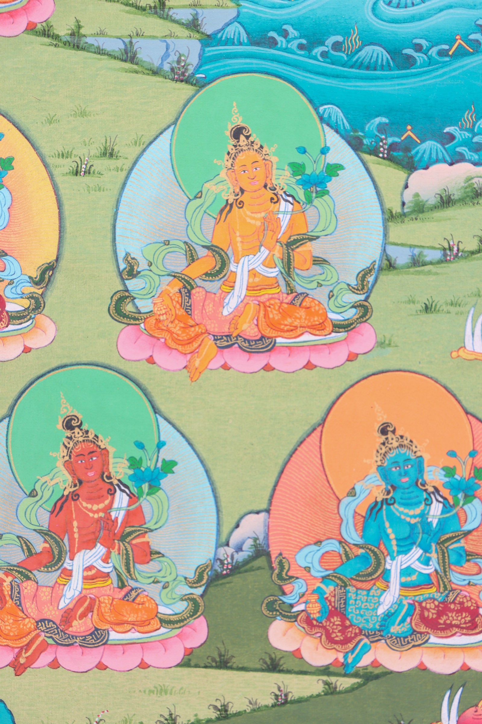 21 Tara Thangka Painting for enlightment and wisdom.
