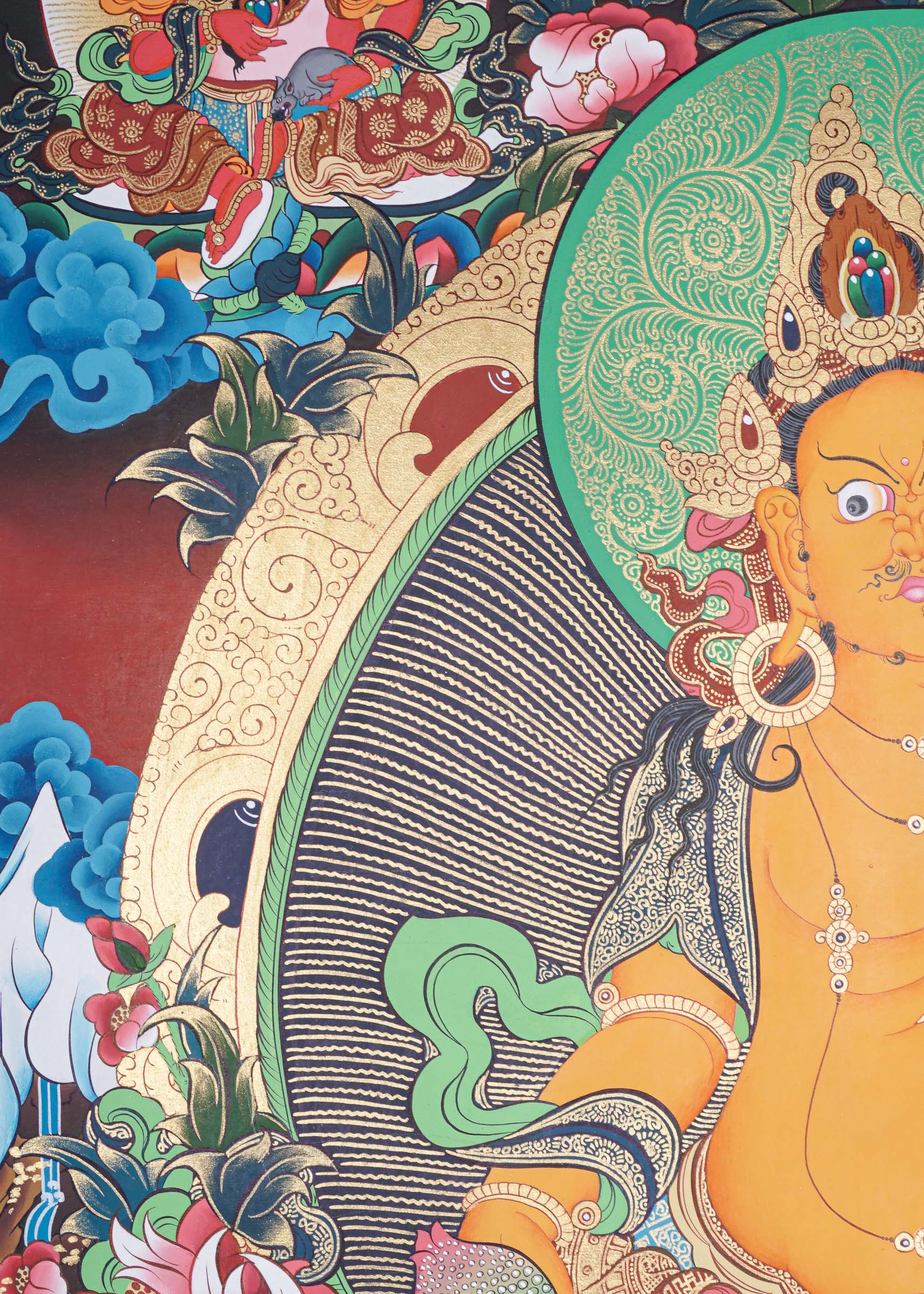 Pancha Zambala Thangka Painting