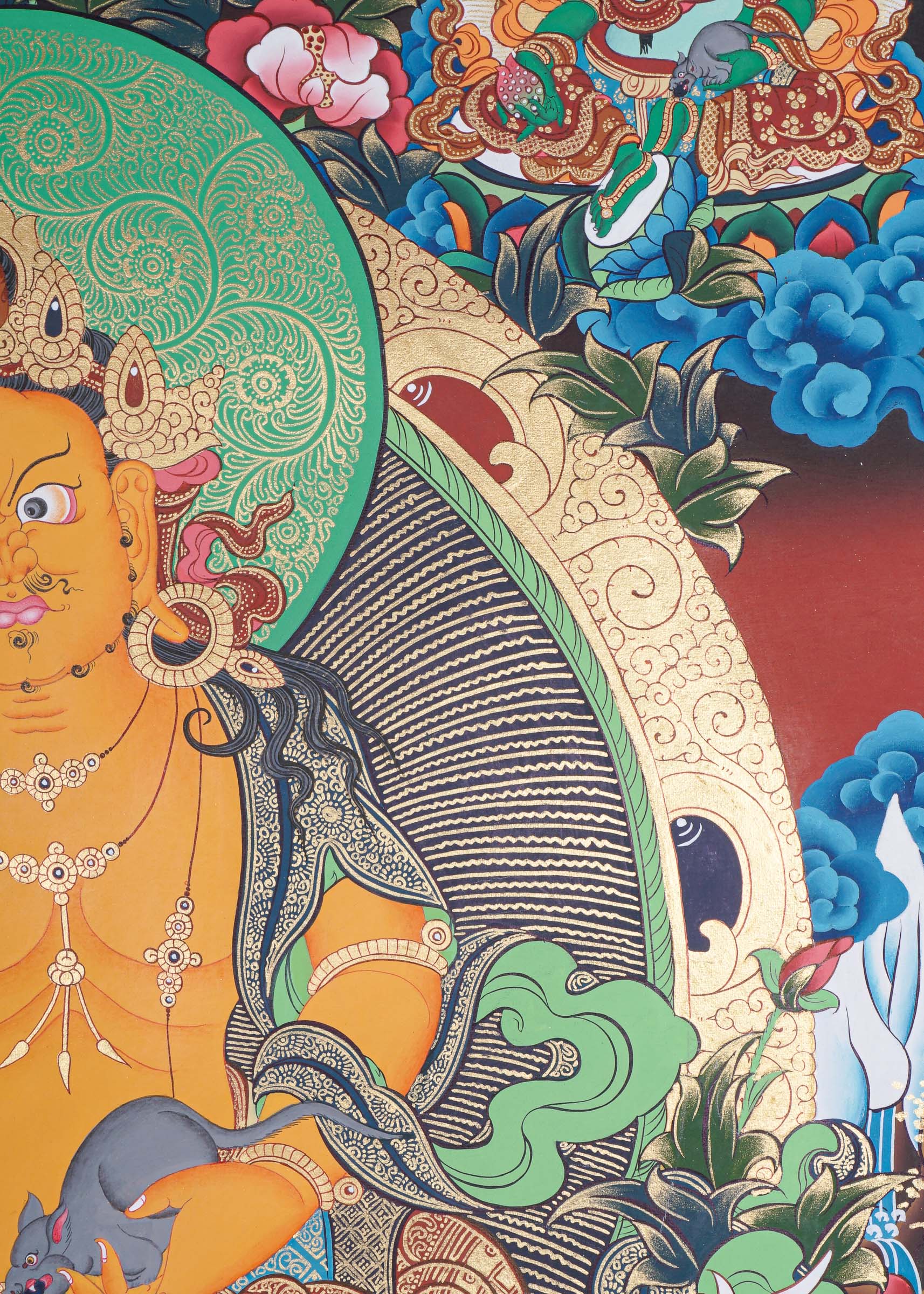 Pancha Zambala Thangka Painting