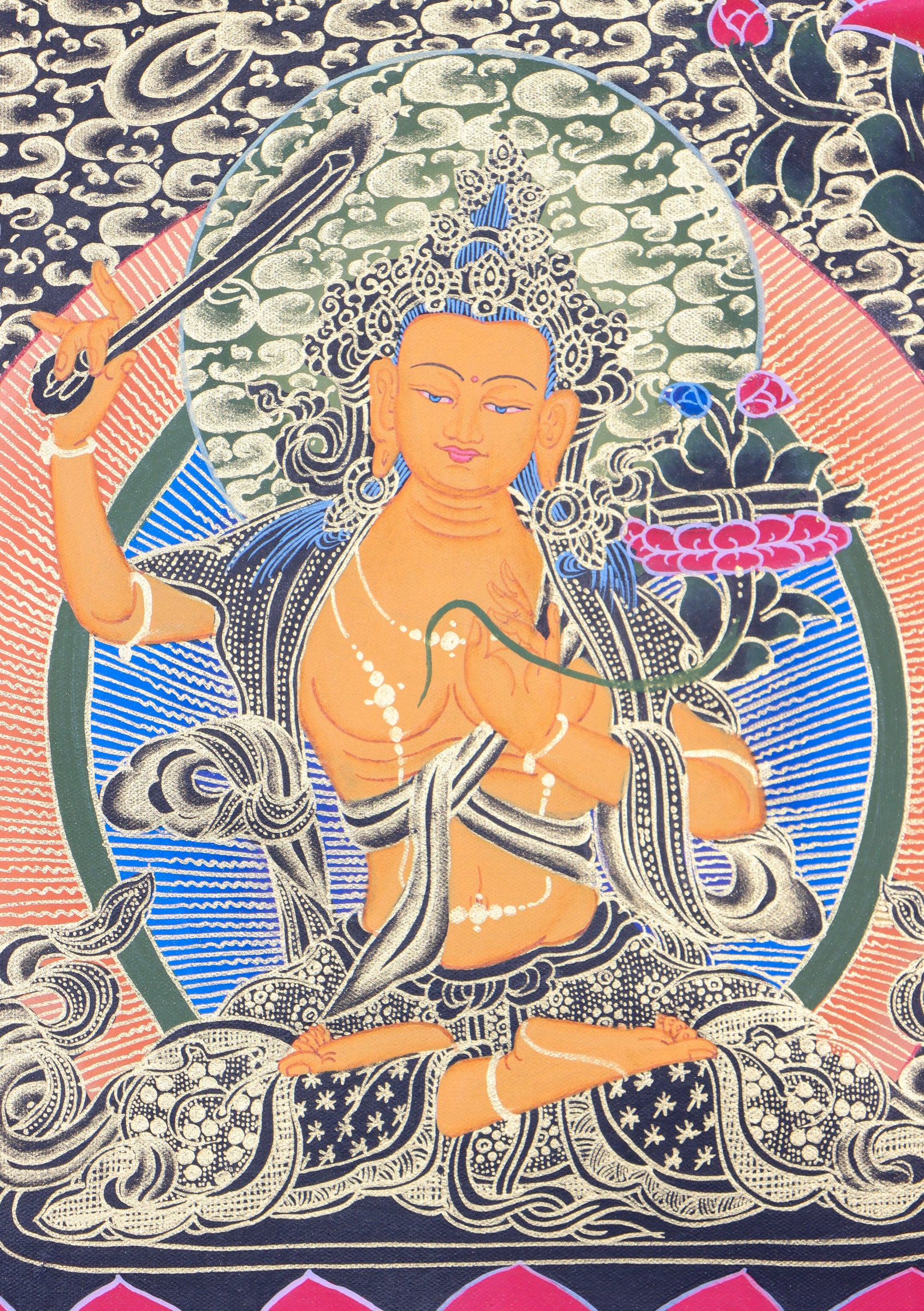 Avalokeshwor Thangka for meditation.