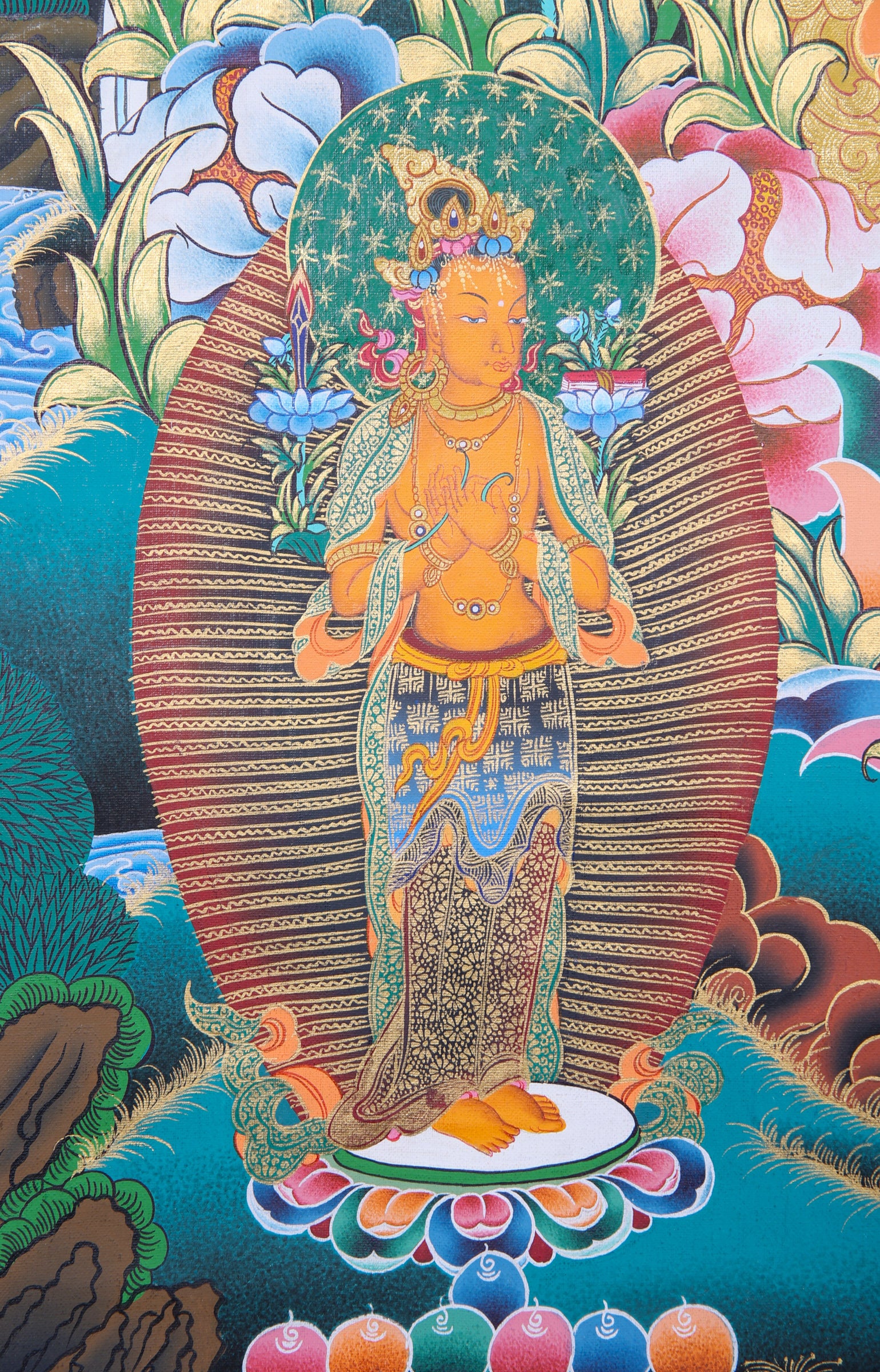 Avalokiteshvara Thangka Painting for spiritual growth.