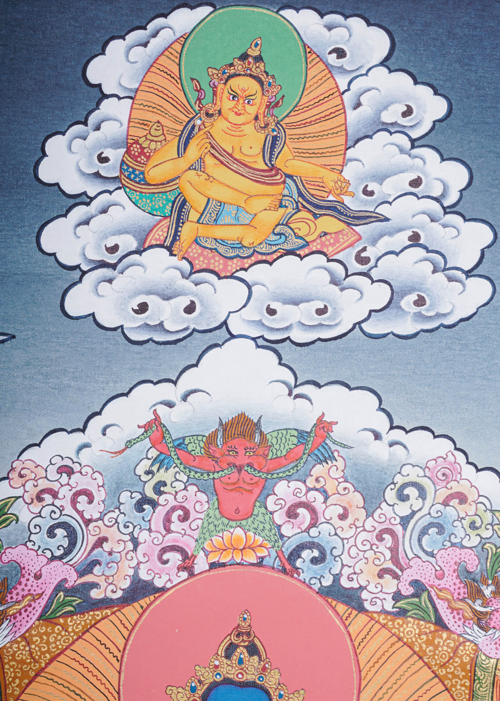 Handpainted Vajradhara Thangka Painting