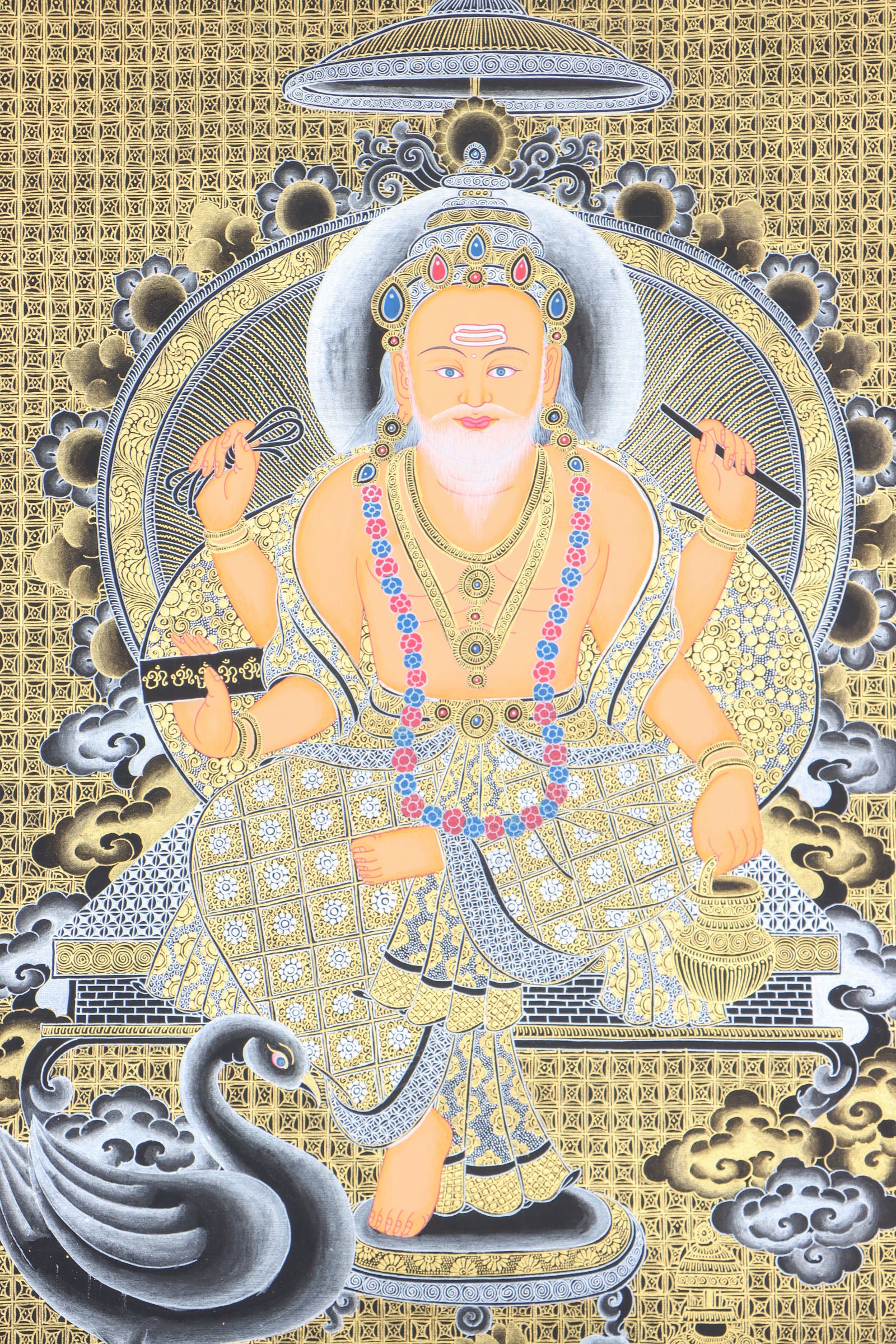 Vishwakarma Thangka for his divine guidance and blessings.