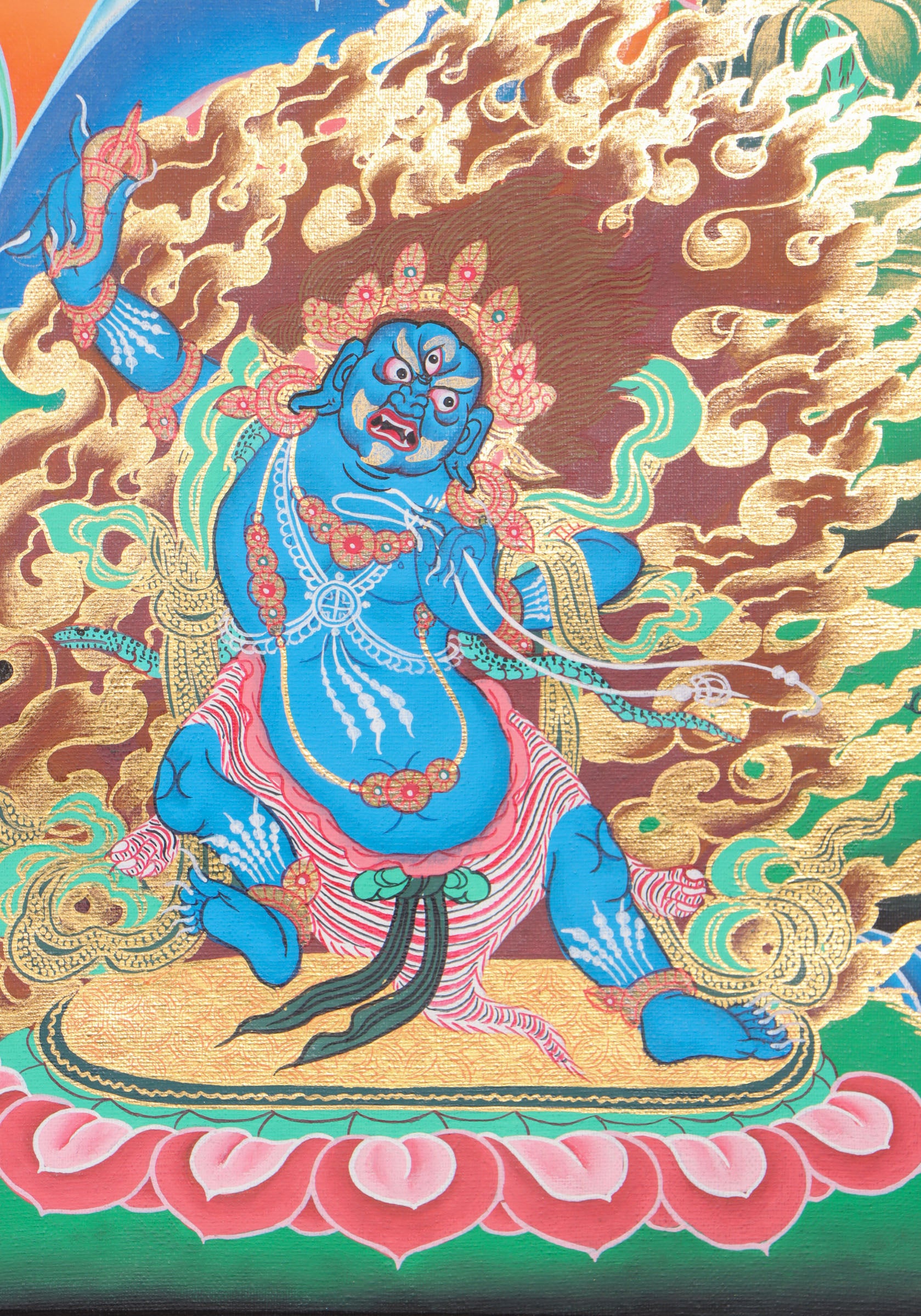 Chengresi Thangka for meditation and prayer.