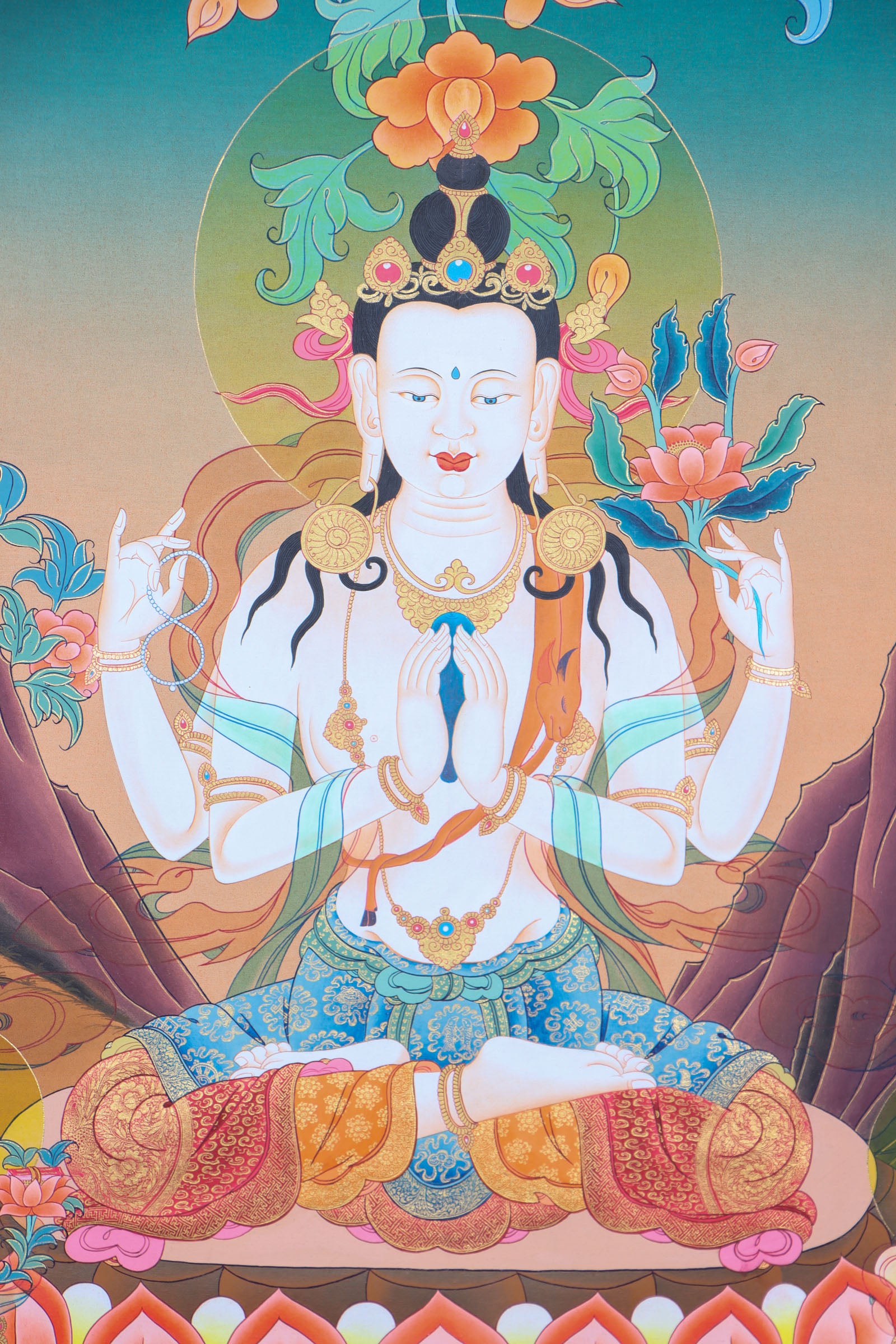Chengresi Thangka Painting - Tibetan Art