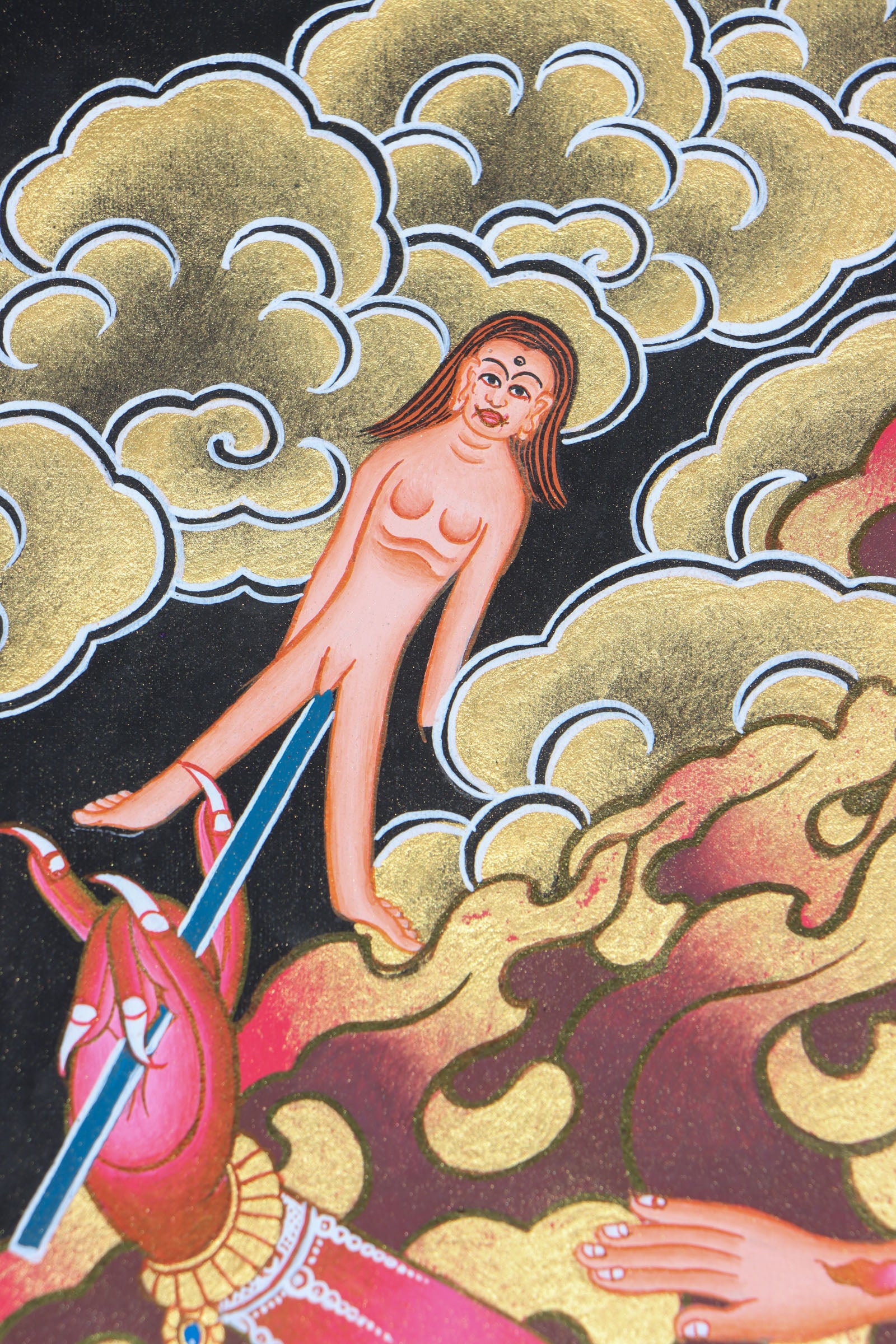 Ekajati Thangka Painting for protection.