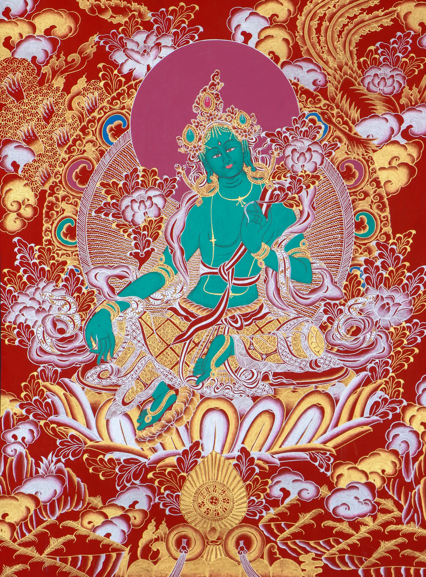 Green Tara - goddess of compassion and liberation.