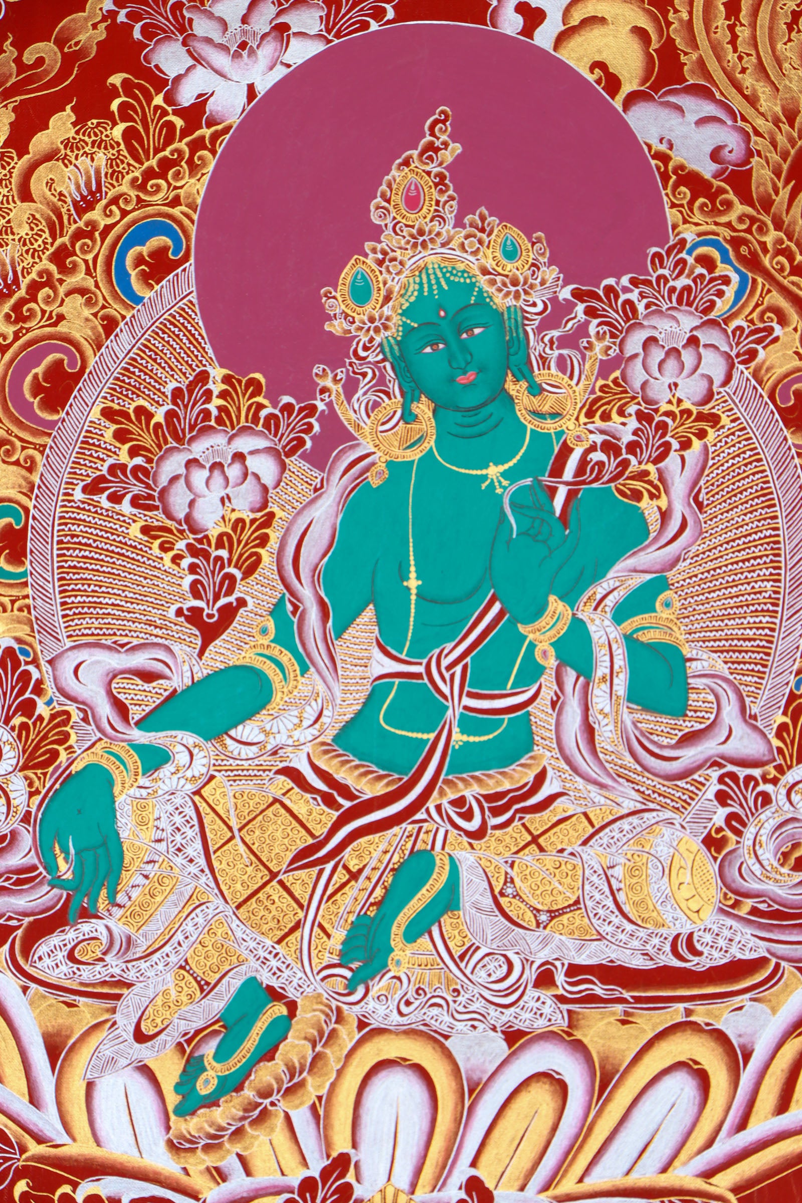 Green Tara - goddess of compassion and liberation.