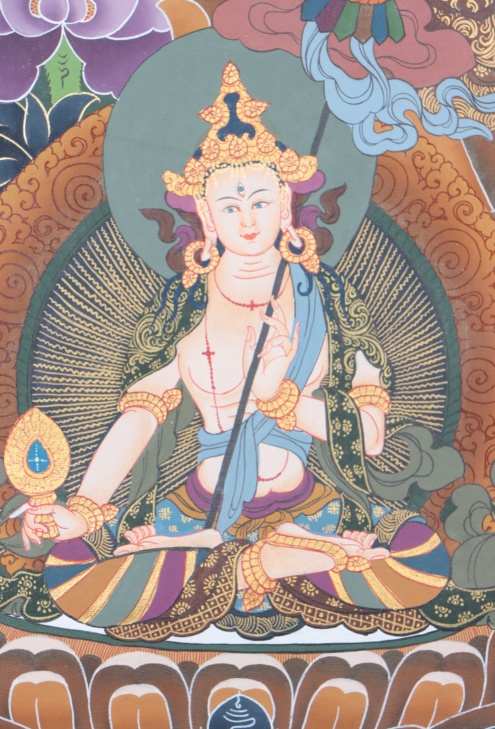  Green Tara Thangka for wisdom and enlightment