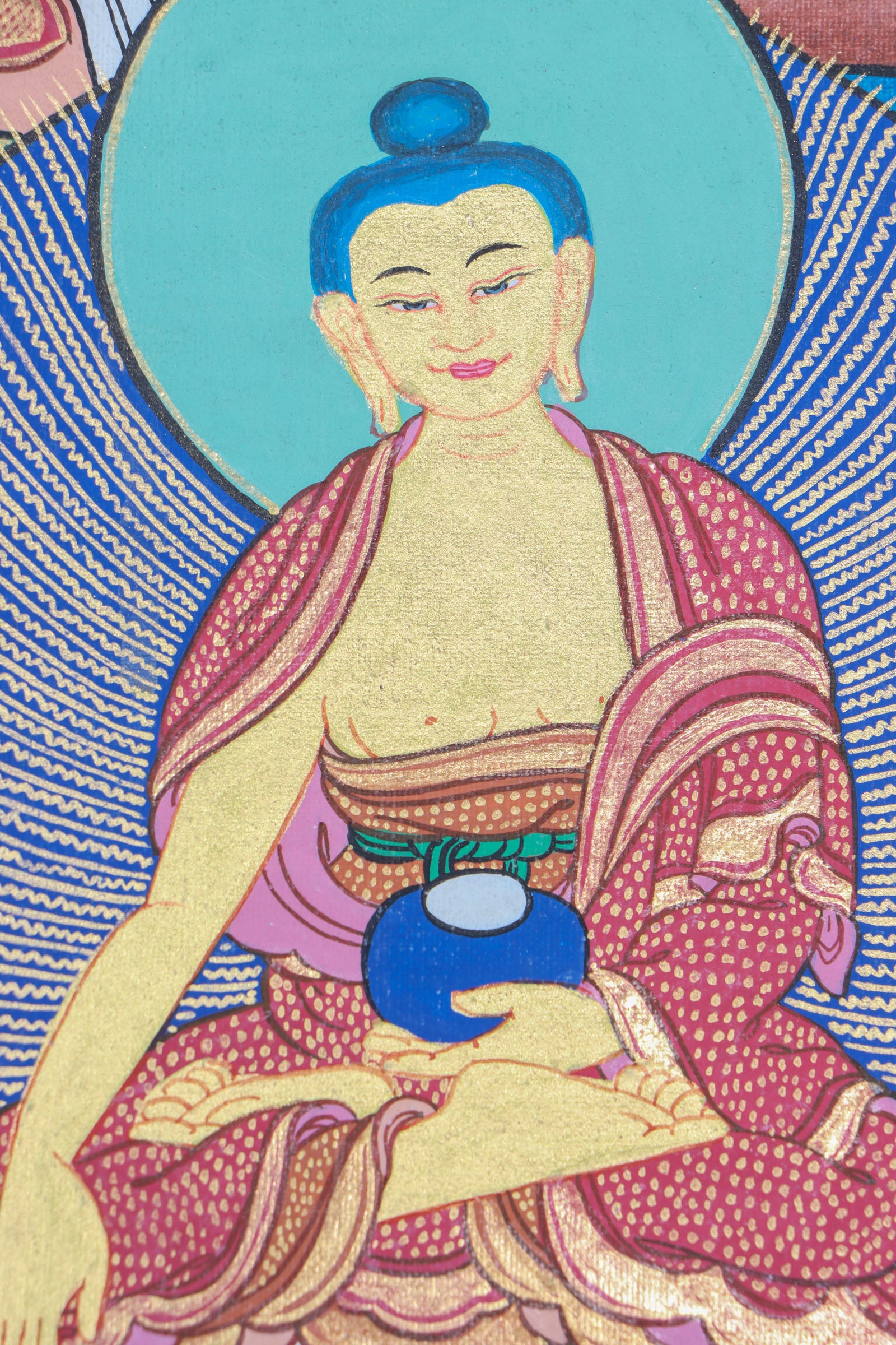 Guru Padmasambhava Thangka Painting for spiritual practices.