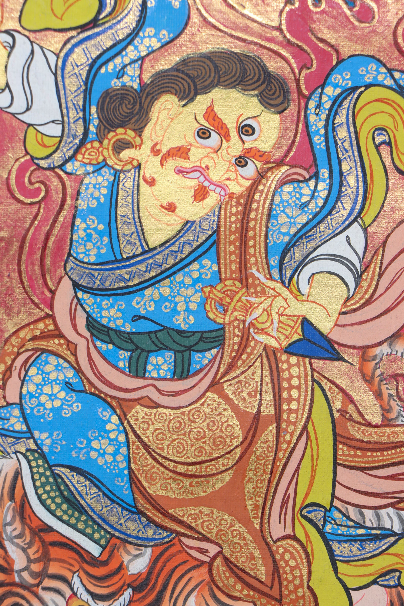 Guru Padmasambhava Thangka Painting for spiritual practices.