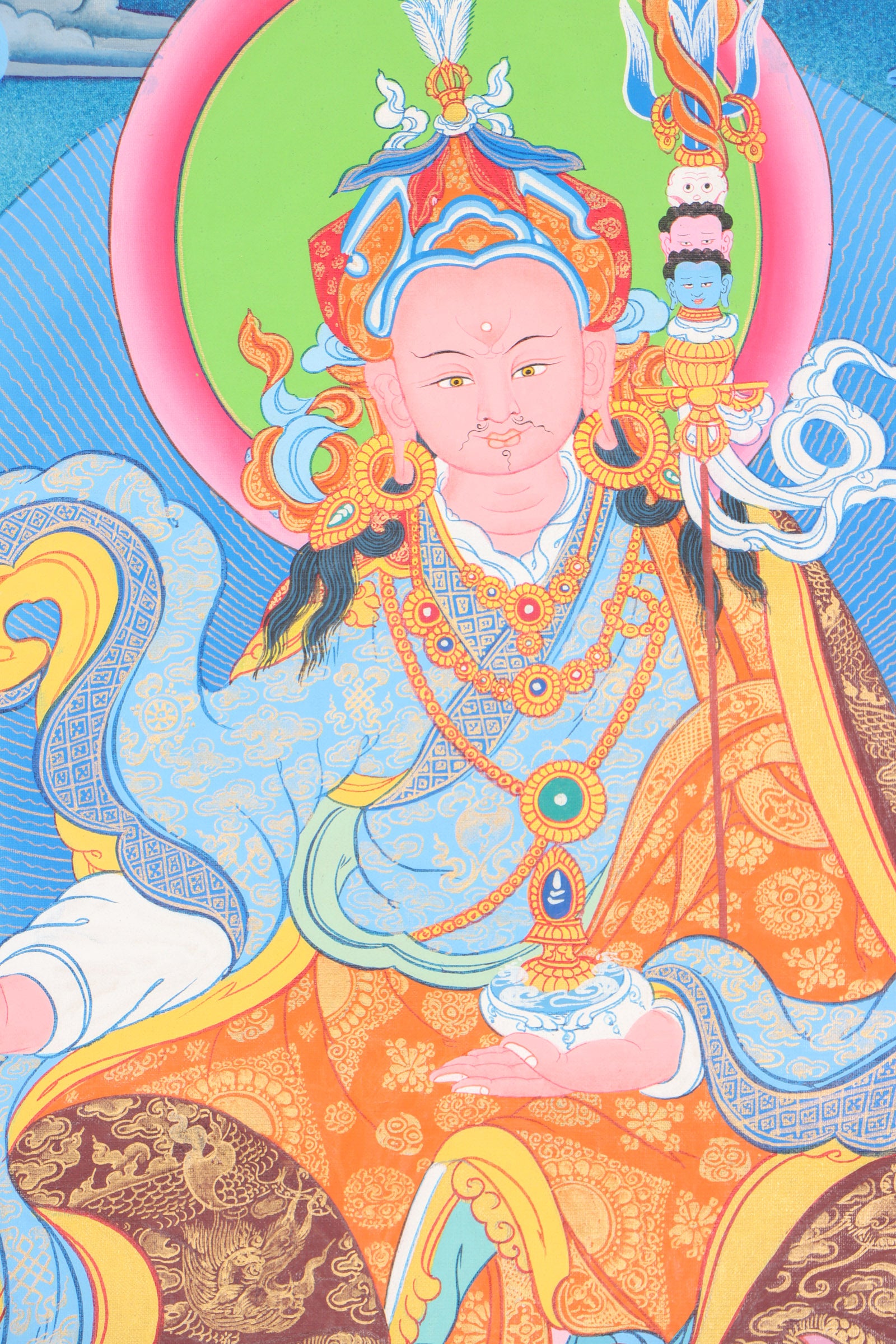 Guru Padmasambhava Thangka Painting