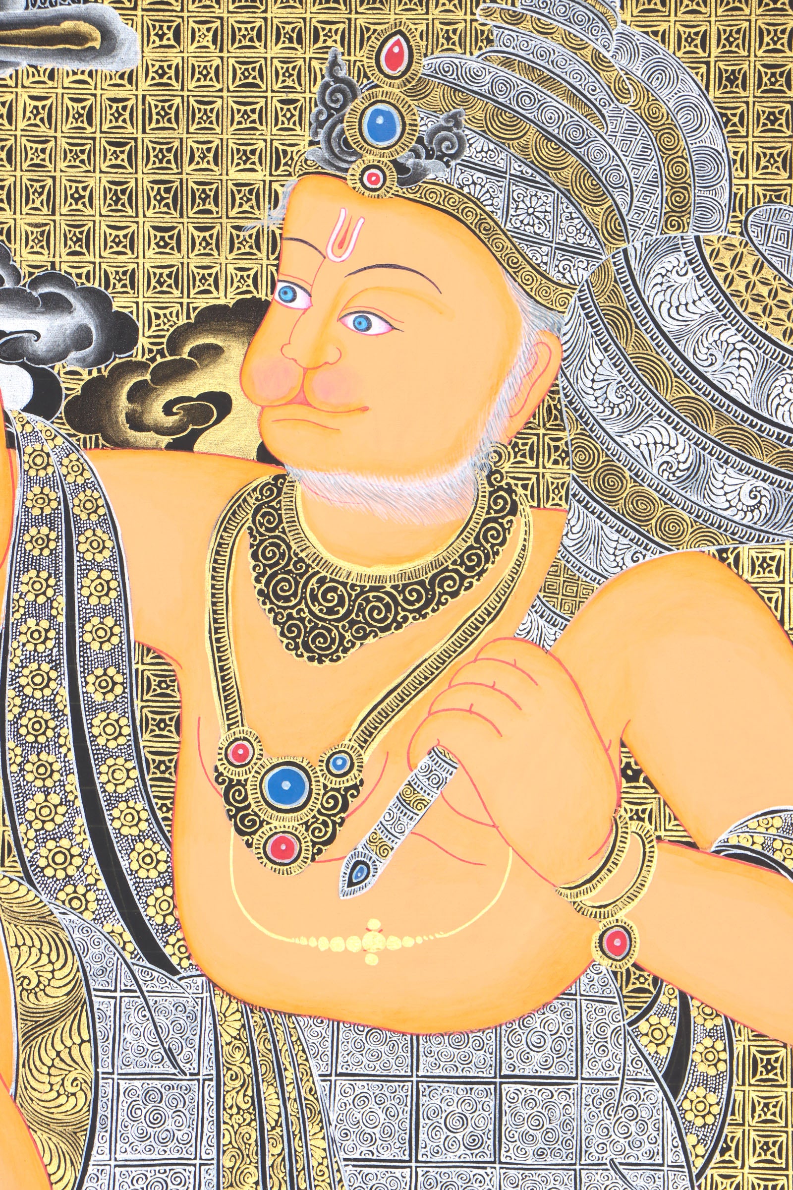 Hanuman Thangka for serves as a means of conveying complex spiritual teachings.