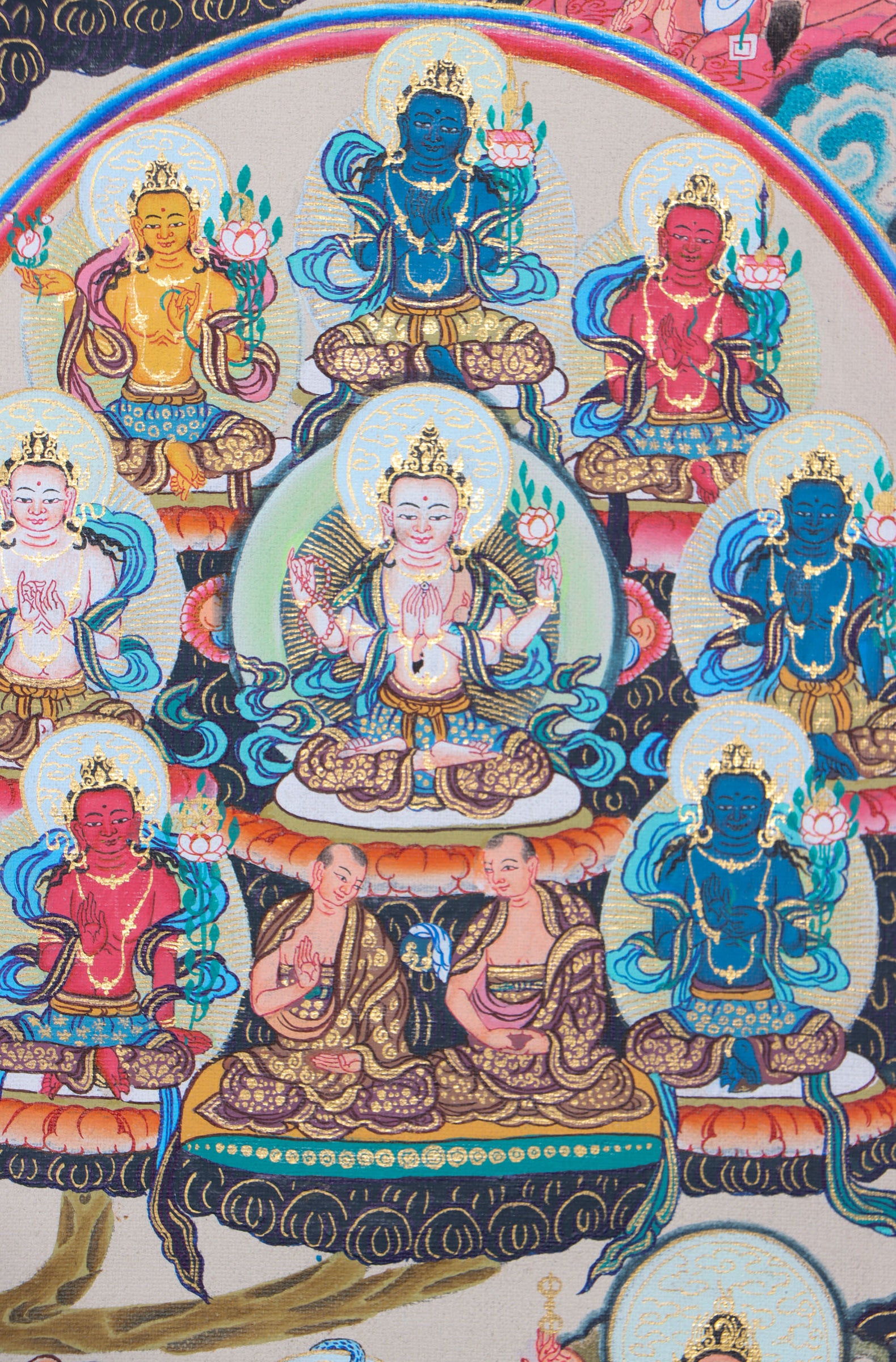 Kagyo Choskin/ Vajradhara Thangka Painting - Tibetan Art