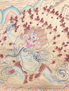 Chengresi Thangka Painting for wall decor.