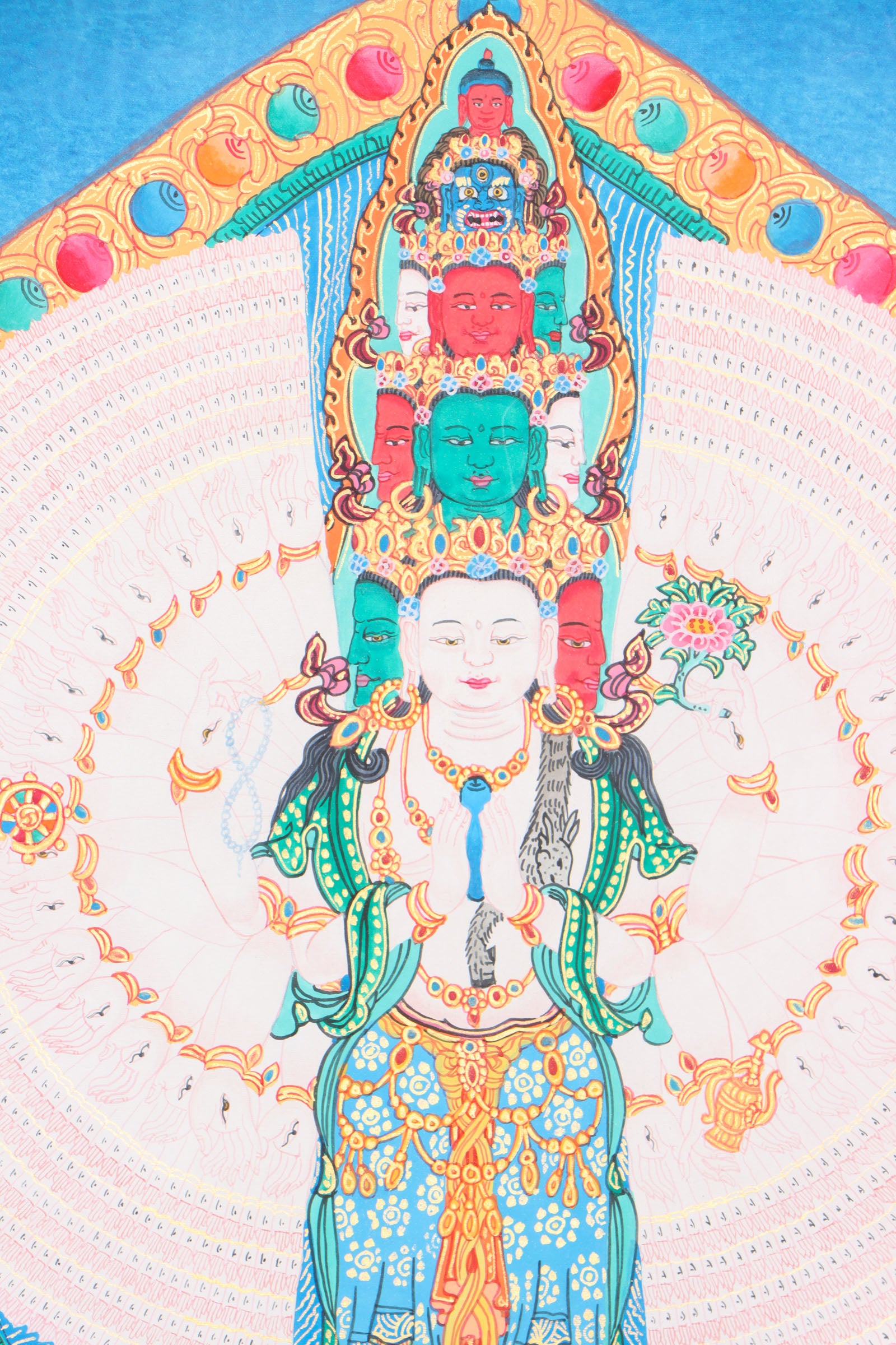 Avalokiteshvara Thangka for spiritual teachings and traditions.