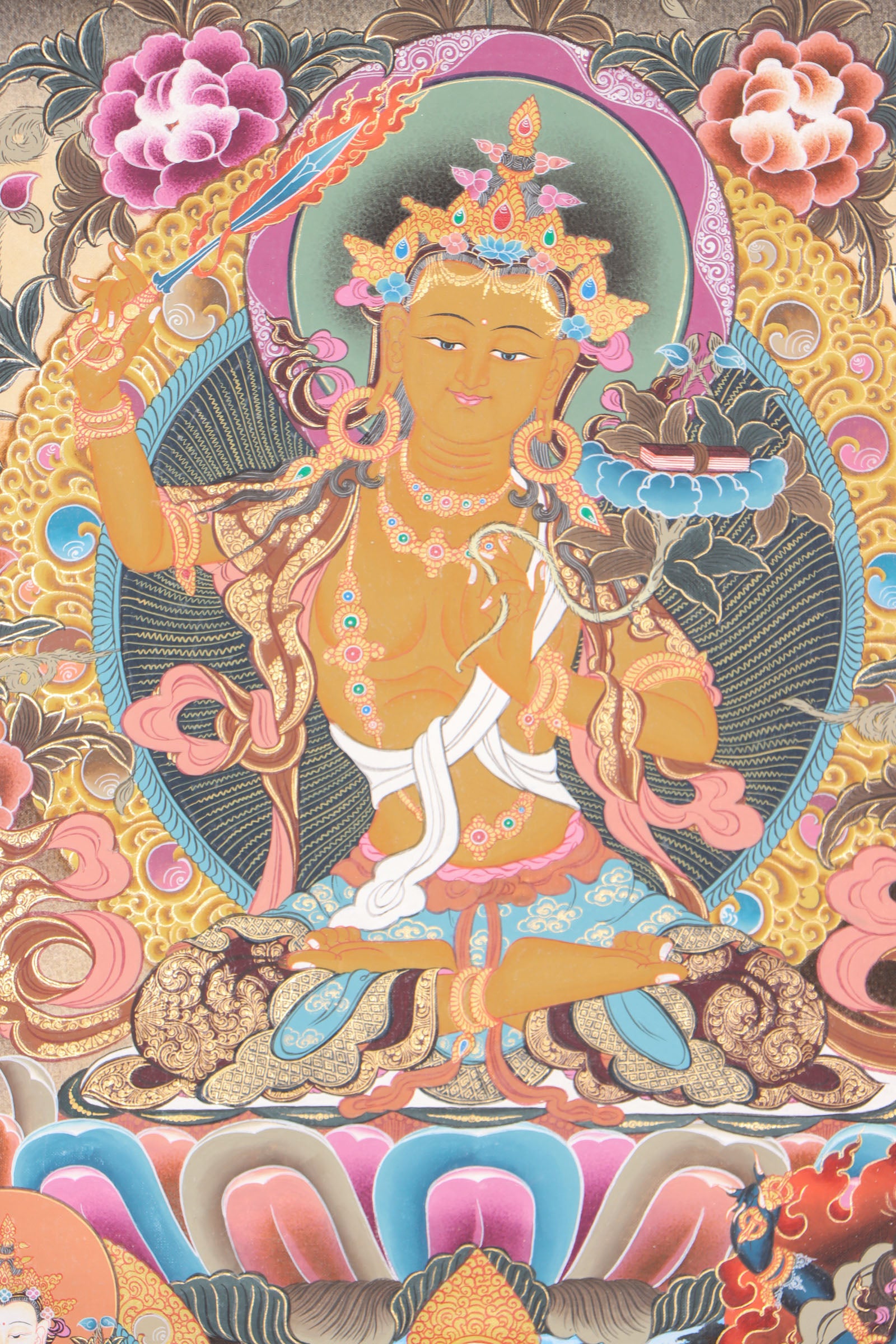 Manjushri Thangka for wisdom and compassion.