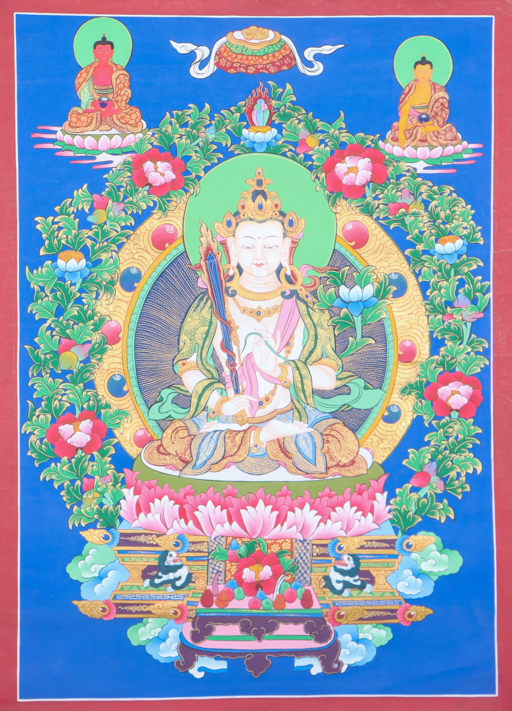 Japanese Style - Monju Bosatsu - Lucky Thanka