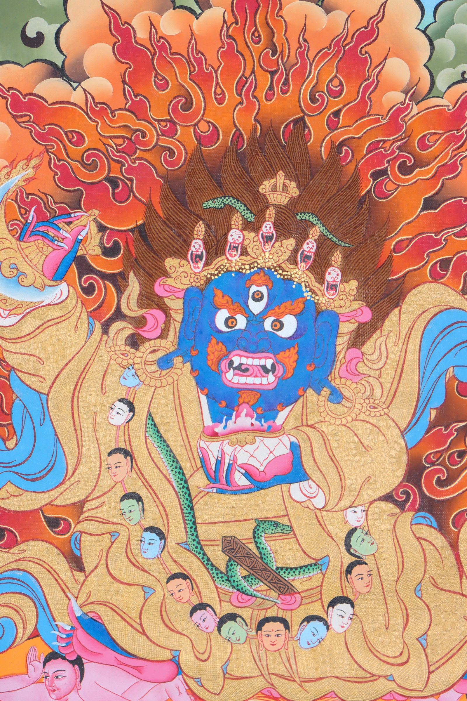 Mahakala Thangka Painting for protection.