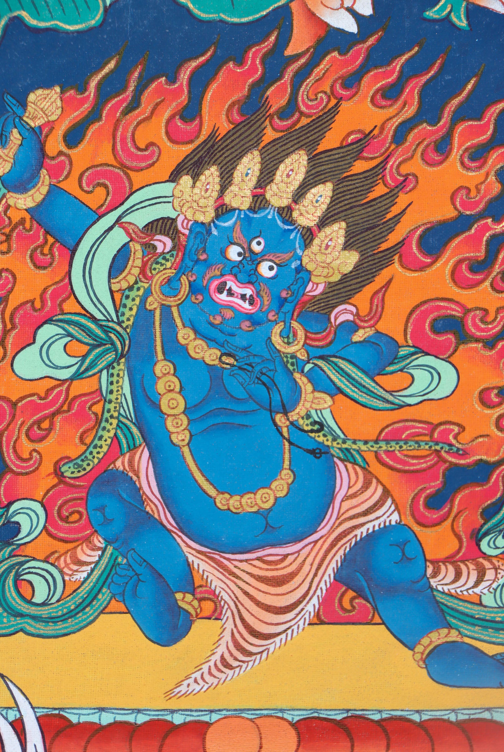 Manjushri Thangka Painting - Lucky Thanka