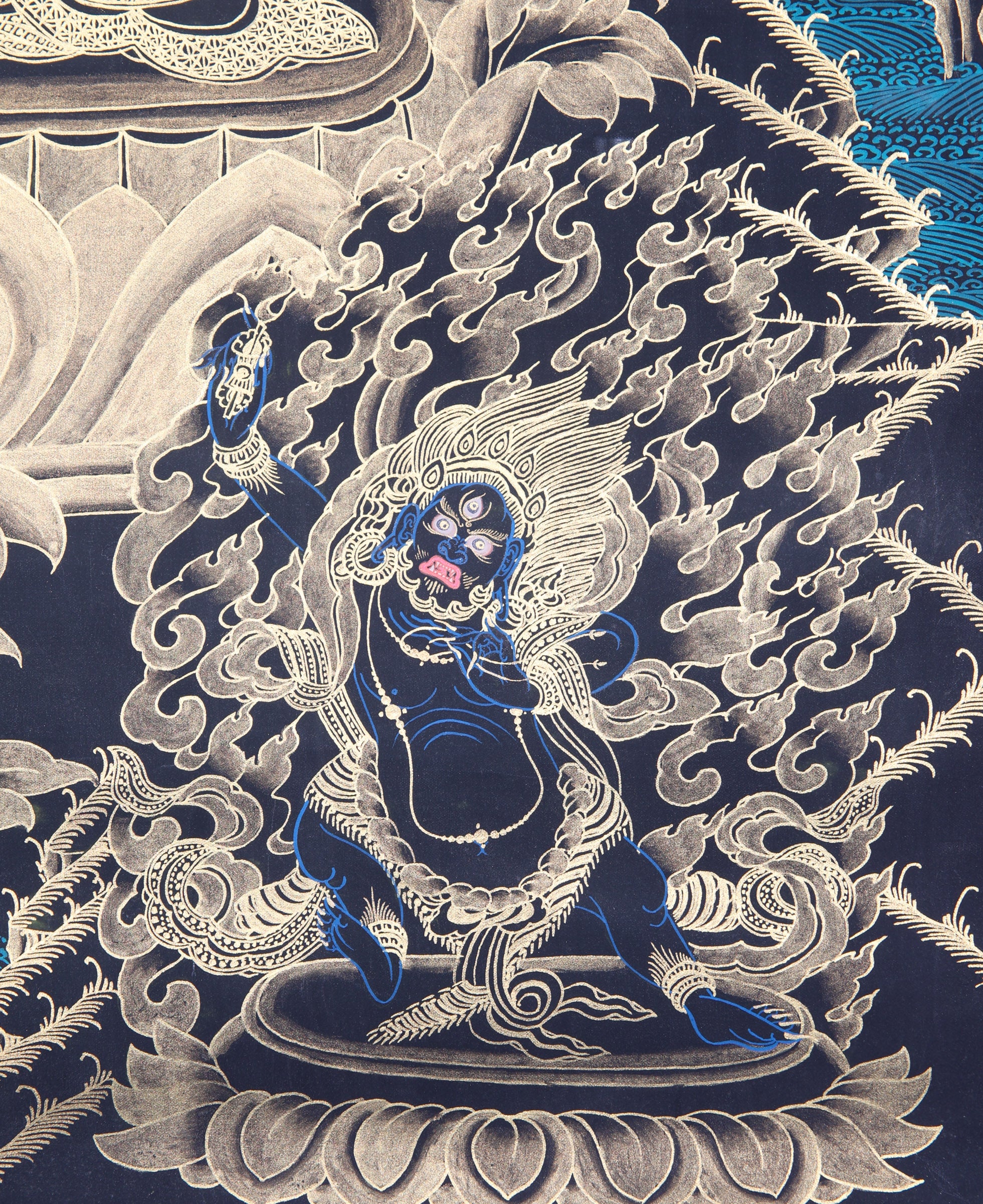 Manjushri Thangka Painting for wisdom.